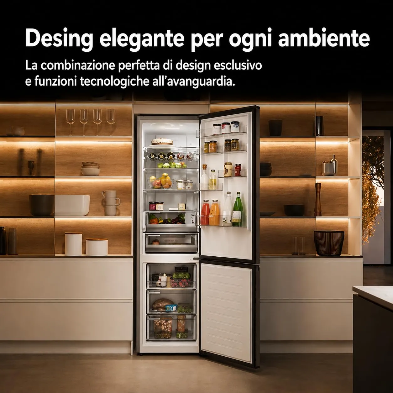 Haier 2D 60 Serie 5 Pro Frigorifero Combinato 409 Litri No Frost Classe A - immagine 10