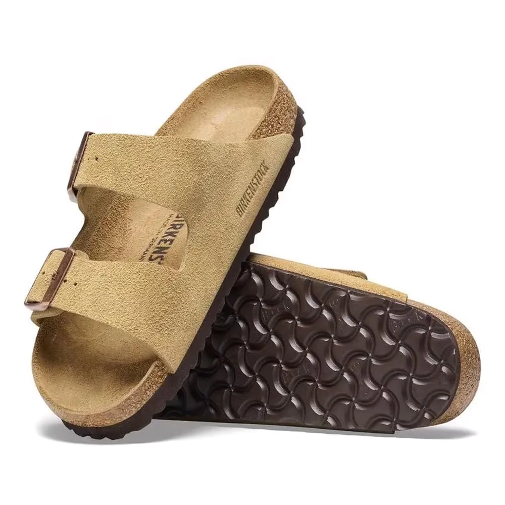 Birkenstock Arizona SFB Purple Fog Latte, Pelle Nabuk, 37 EU - immagine 3