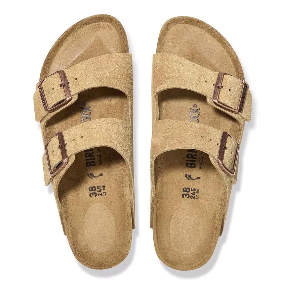 Birkenstock Arizona SFB Purple Fog Latte, Pelle Nabuk, 37 EU - immagine 4