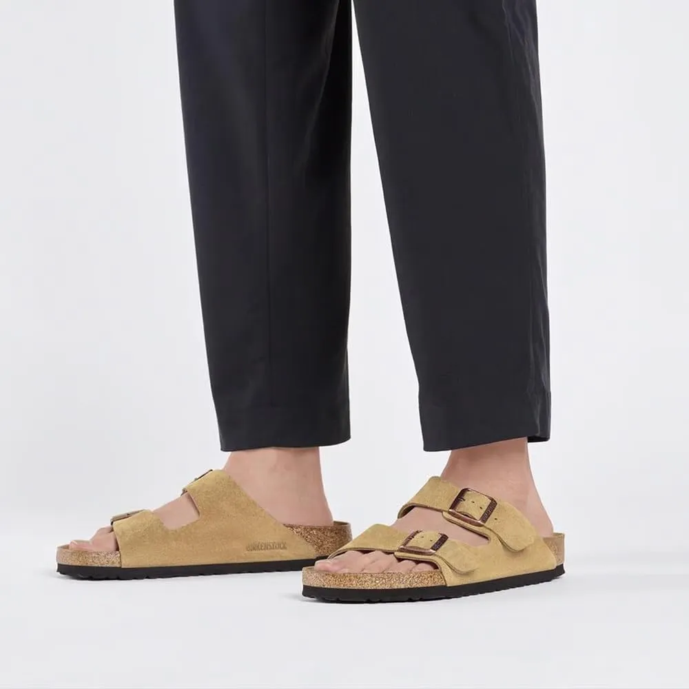 Birkenstock Arizona SFB Purple Fog Latte, Pelle Nabuk, 37 EU - immagine 8