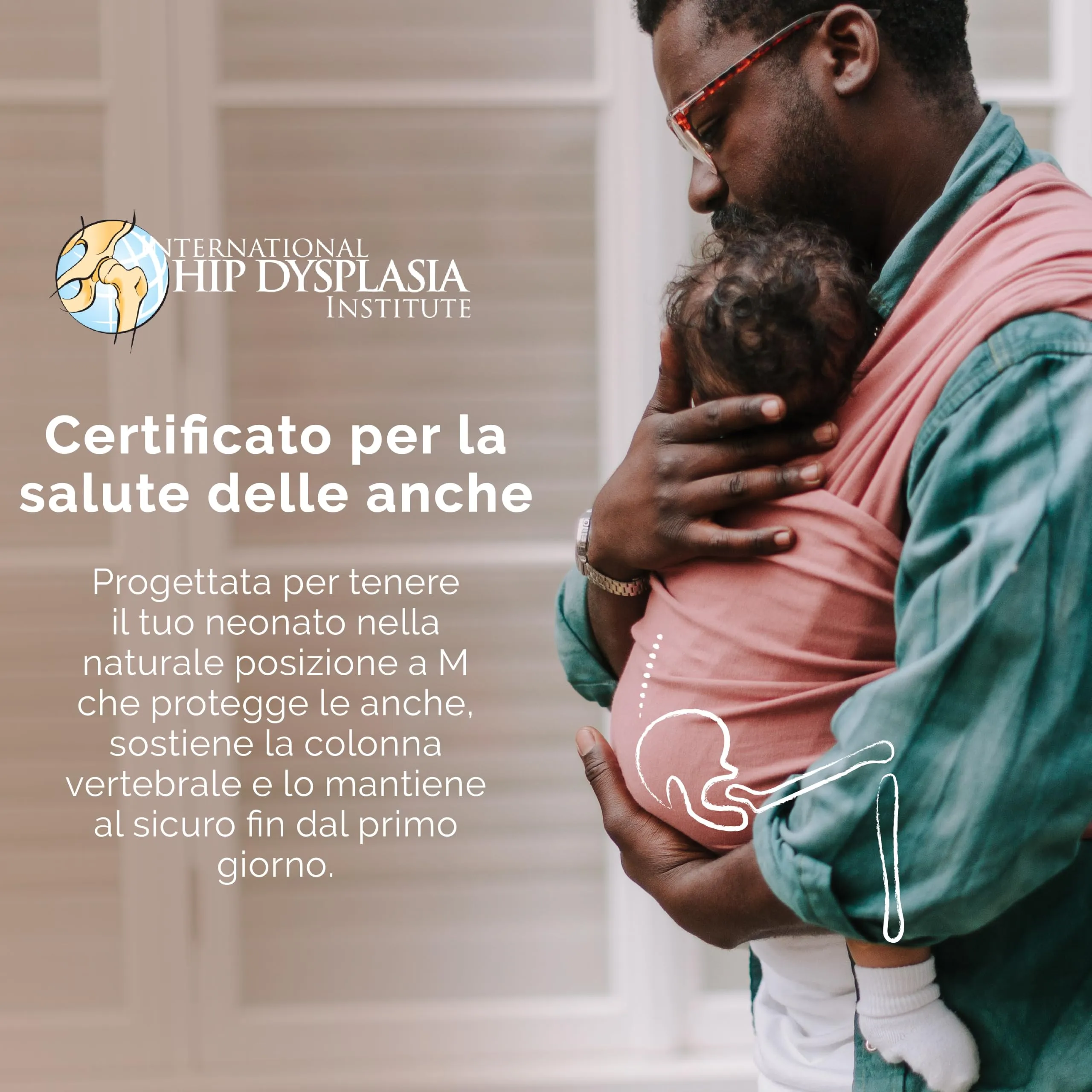 Boba Fascia Porta Bebè Elastica in Cotone, Rosa Antico - immagine 5