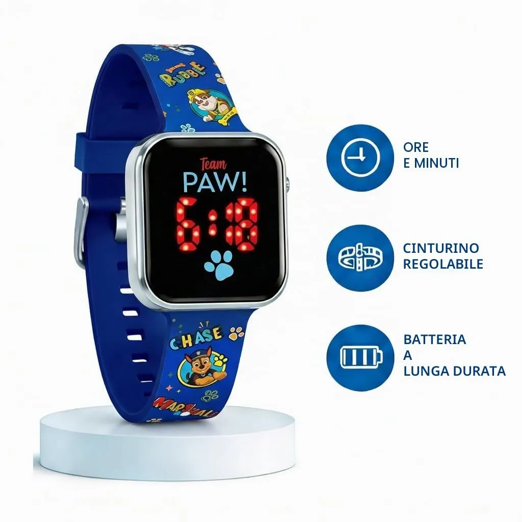Kids Licensing Orologio LED Paw Patrol PAW4354 - immagine 2