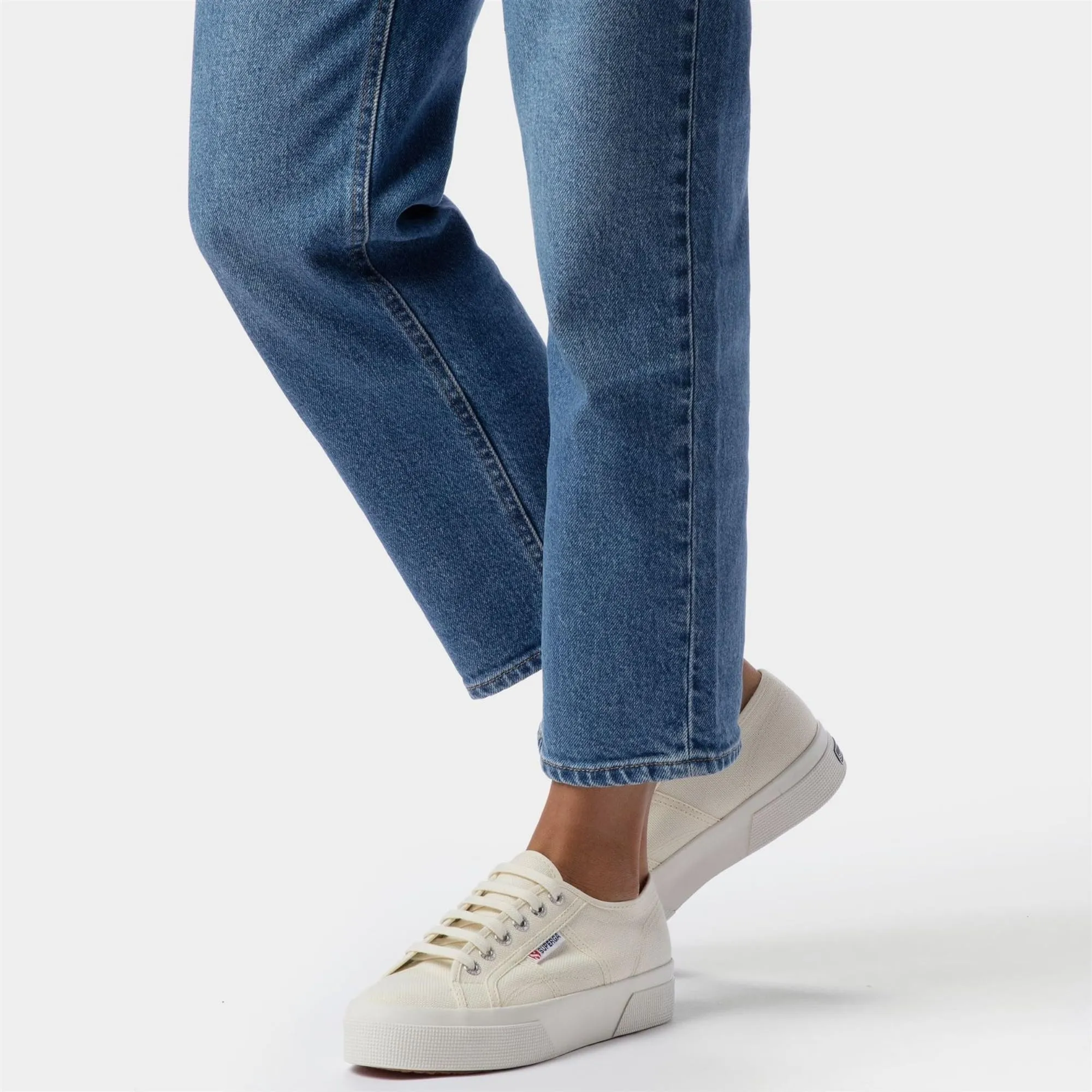 Superga 2790 Platform Sneakers, Beige, Cotton, Size 35 - immagine 2