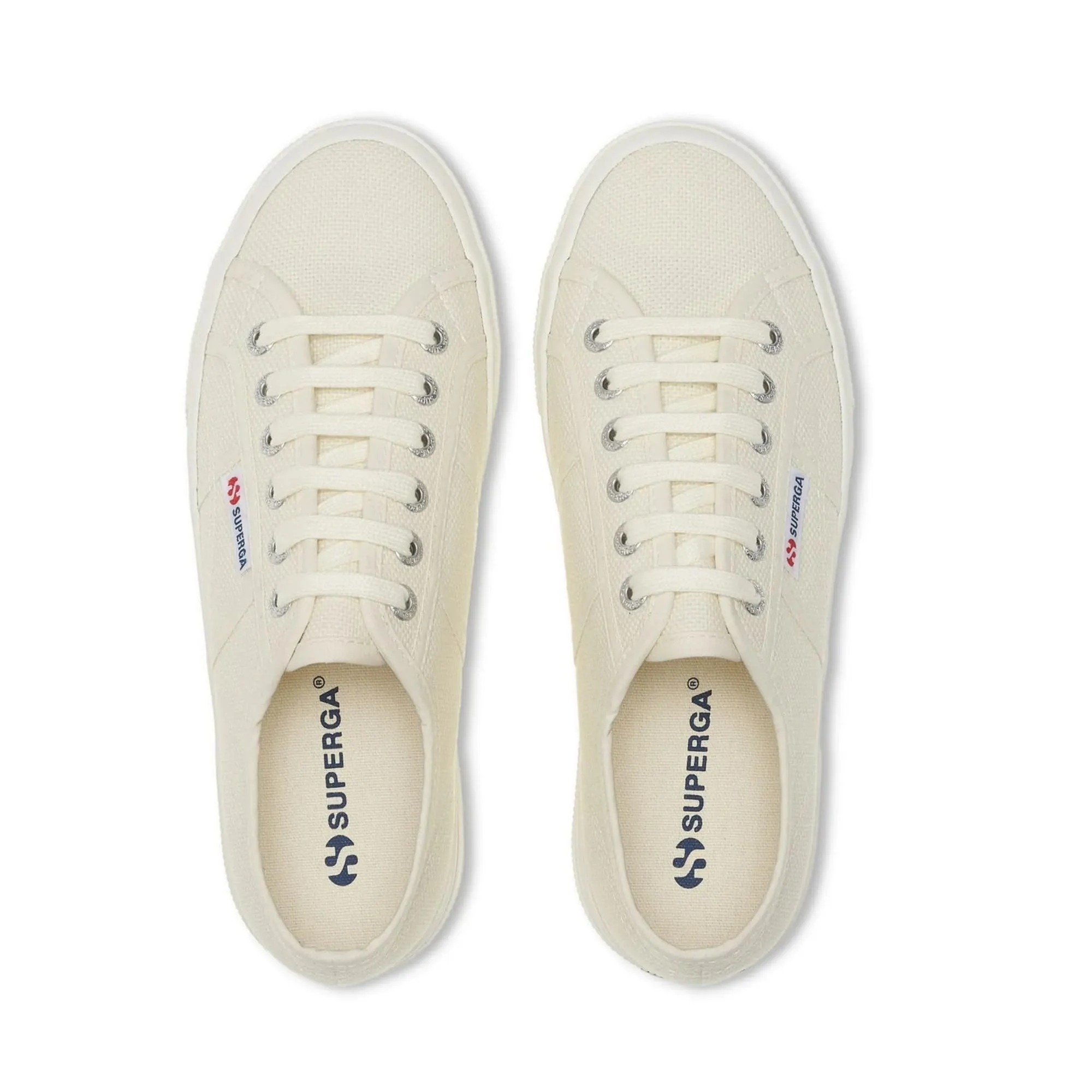 Superga 2790 Sneakers con plateau, Beige Naturale Avorio, 10 Women - immagine 6