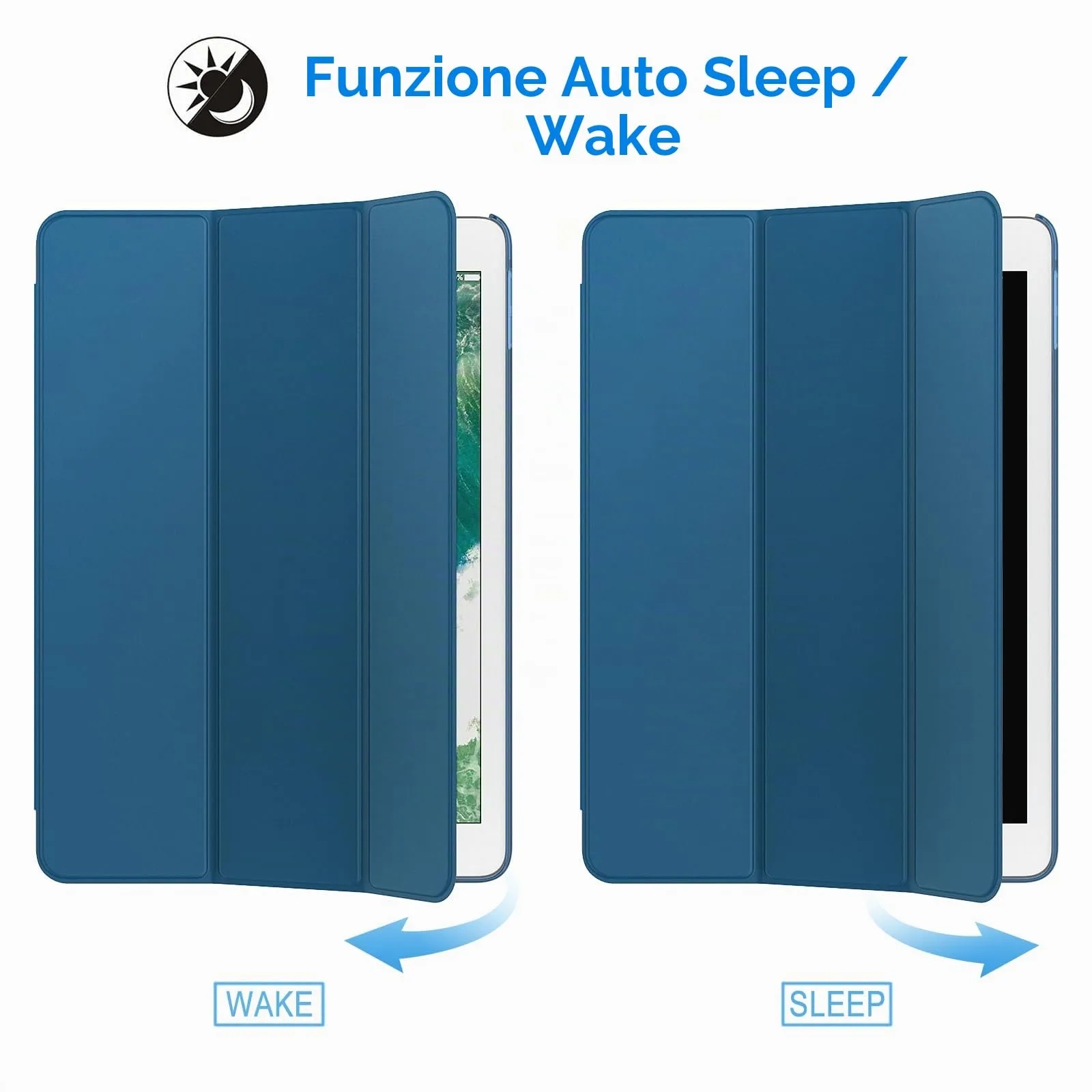 JETech Custodia per iPad 6ª/5ª Gen 9,7" (2018/2017), Verde Acqua - immagine 6