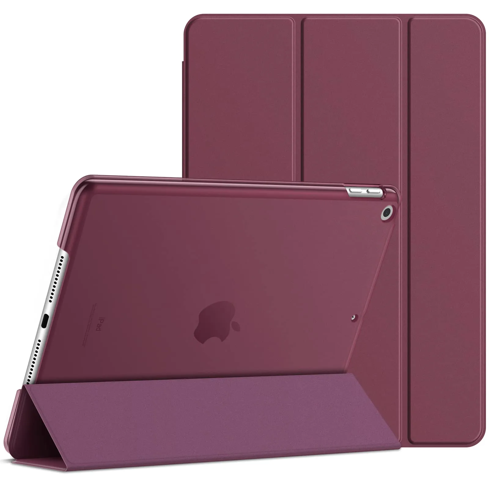 JETech Custodia per iPad 6ª/5ª Gen 9,7" (2018/2017), Vino Rosso - immagine 1