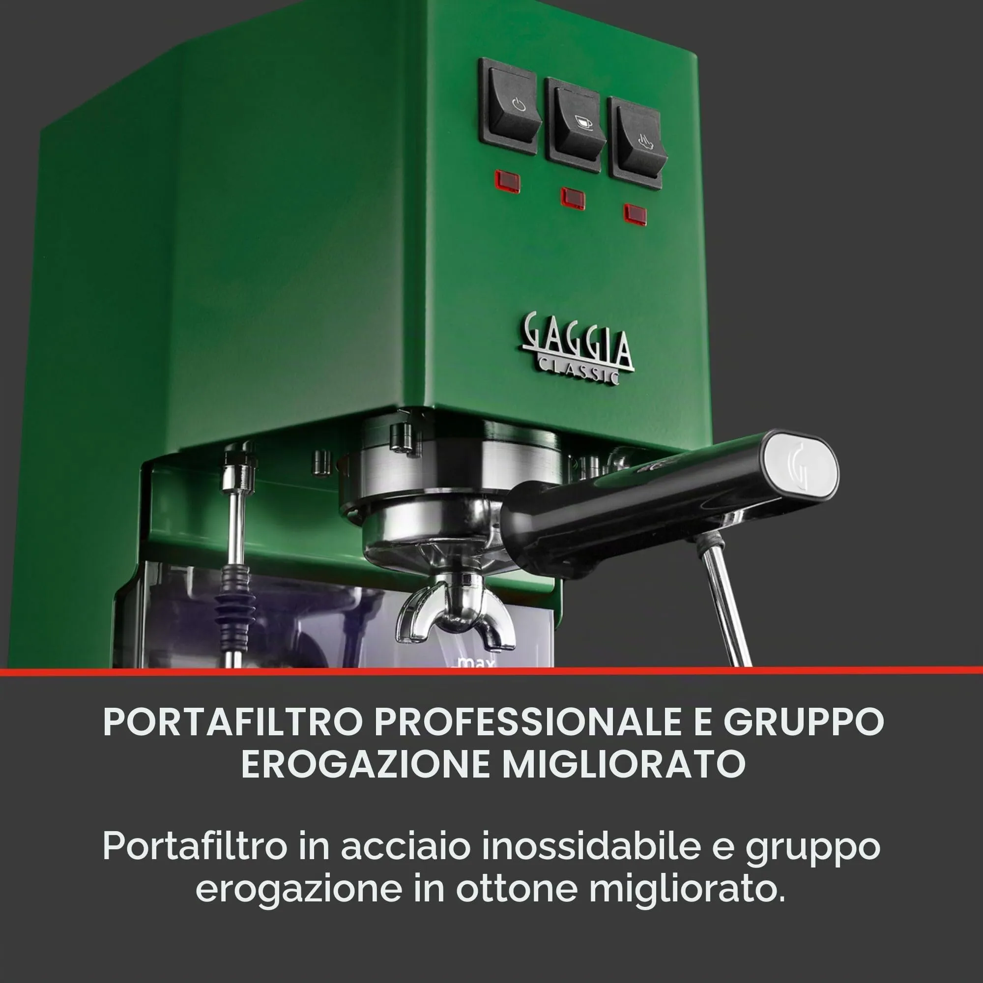 Gaggia Classic Evo Pro Green 2023 (RI9481/17) - immagine 4