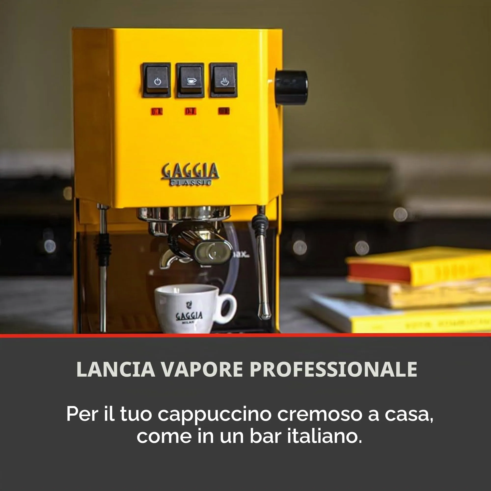 Gaggia Classic Evo Pro RI9481/18 Yellow - immagine 5