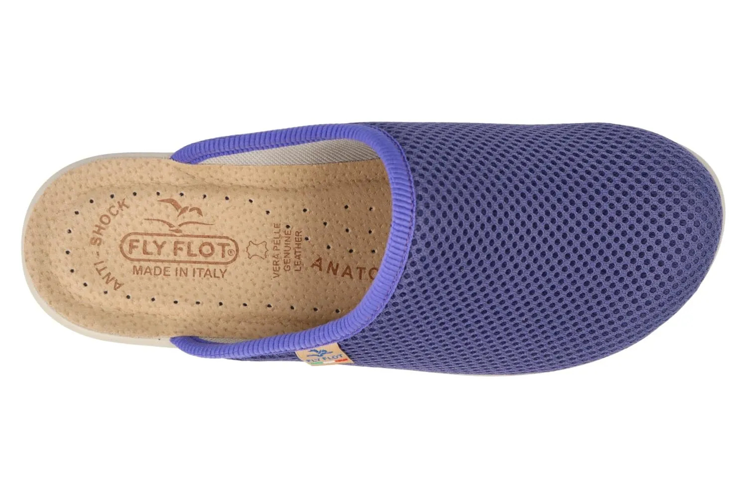 Fly Flot Fresh Woman Pantofole Donna Traspiranti in Rete Elastica, Viola, 39 - immagine 3