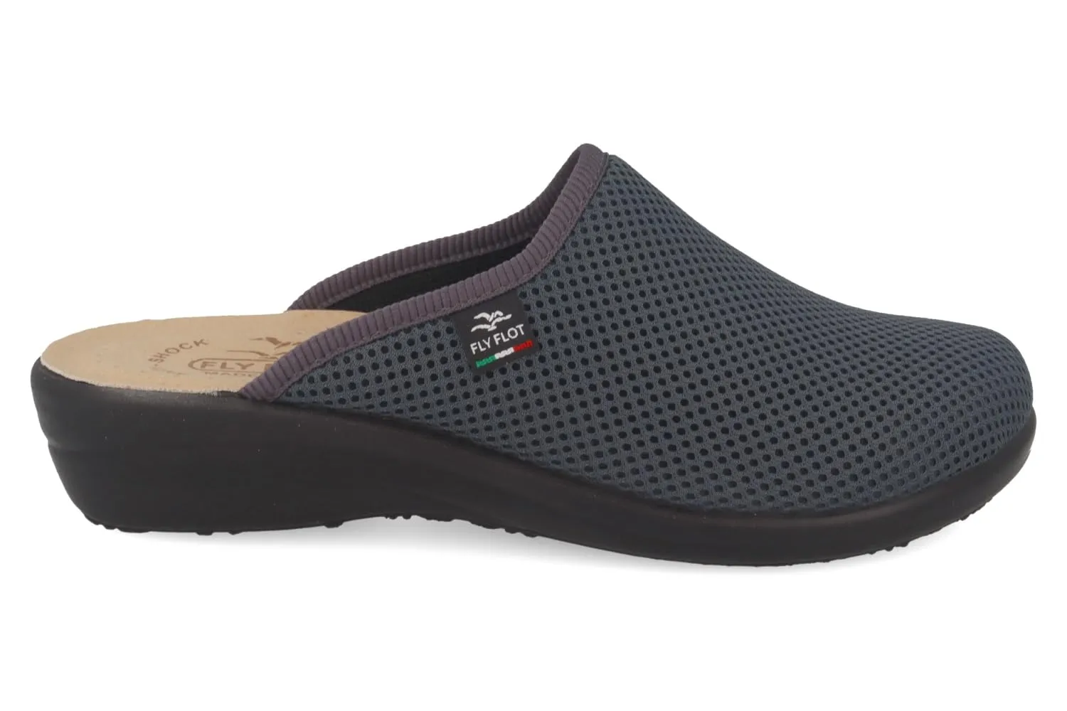 Fly Flot Fresh Woman Pantofole Donna Traspiranti in Rete Elastica, Antracite, 37 - immagine 3