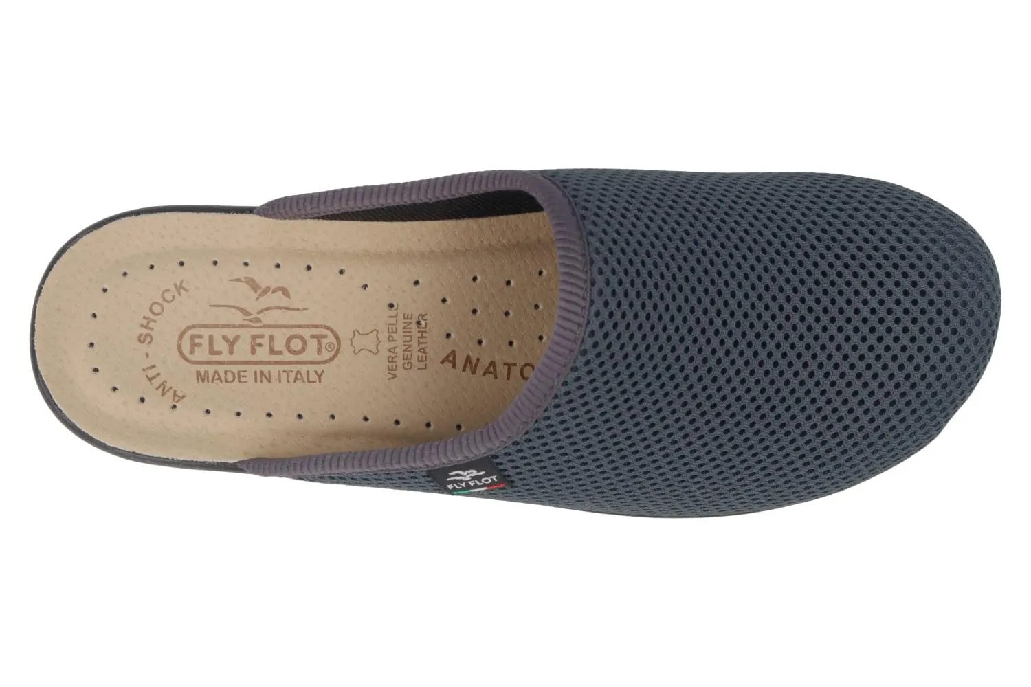 Fly Flot Fresh Woman Pantofole Donna Traspiranti in Rete Elastica, Antracite, 36 - immagine 2