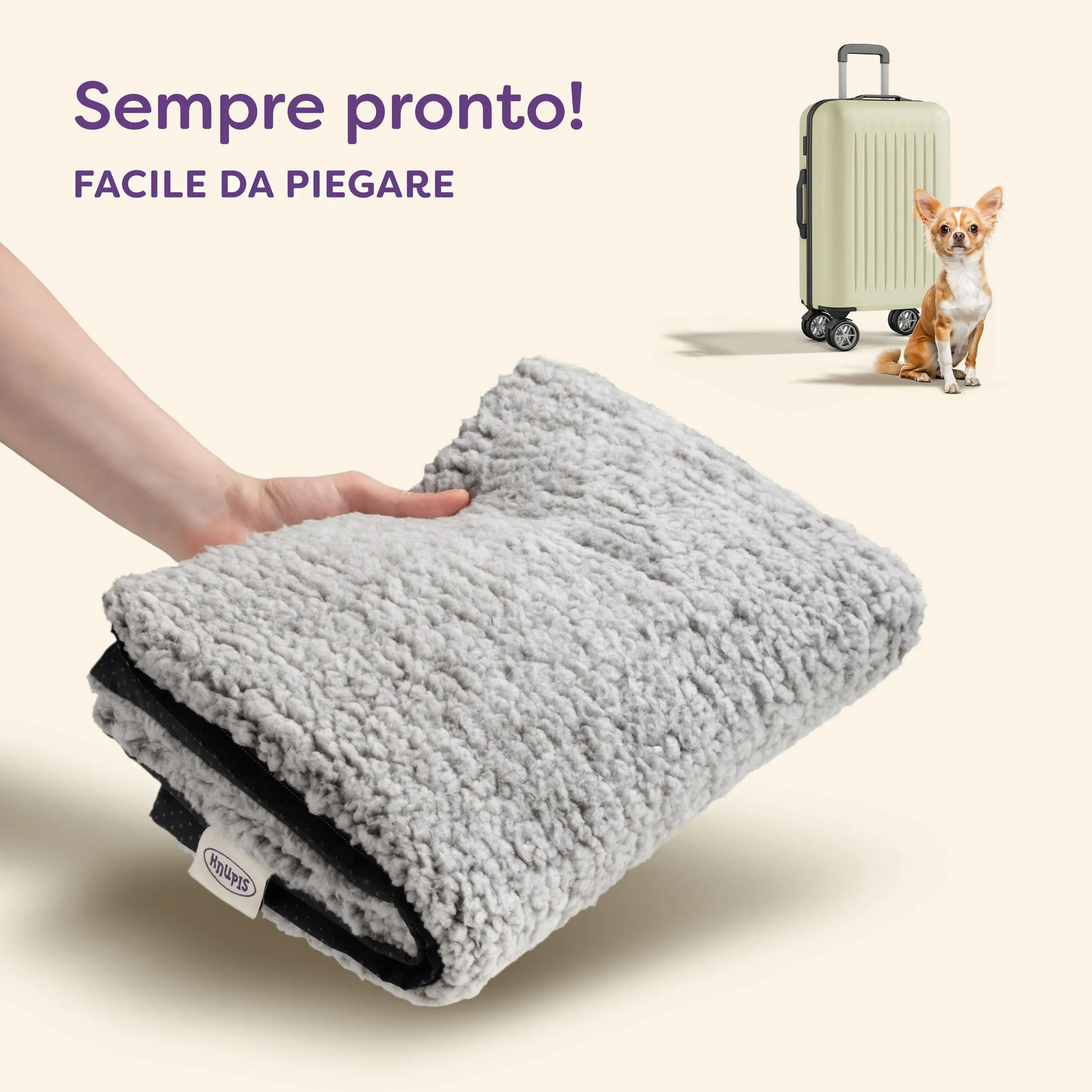 Knupis Cuccia Autoriscaldante per Gatti e Cani 60x45 cm - immagine 7