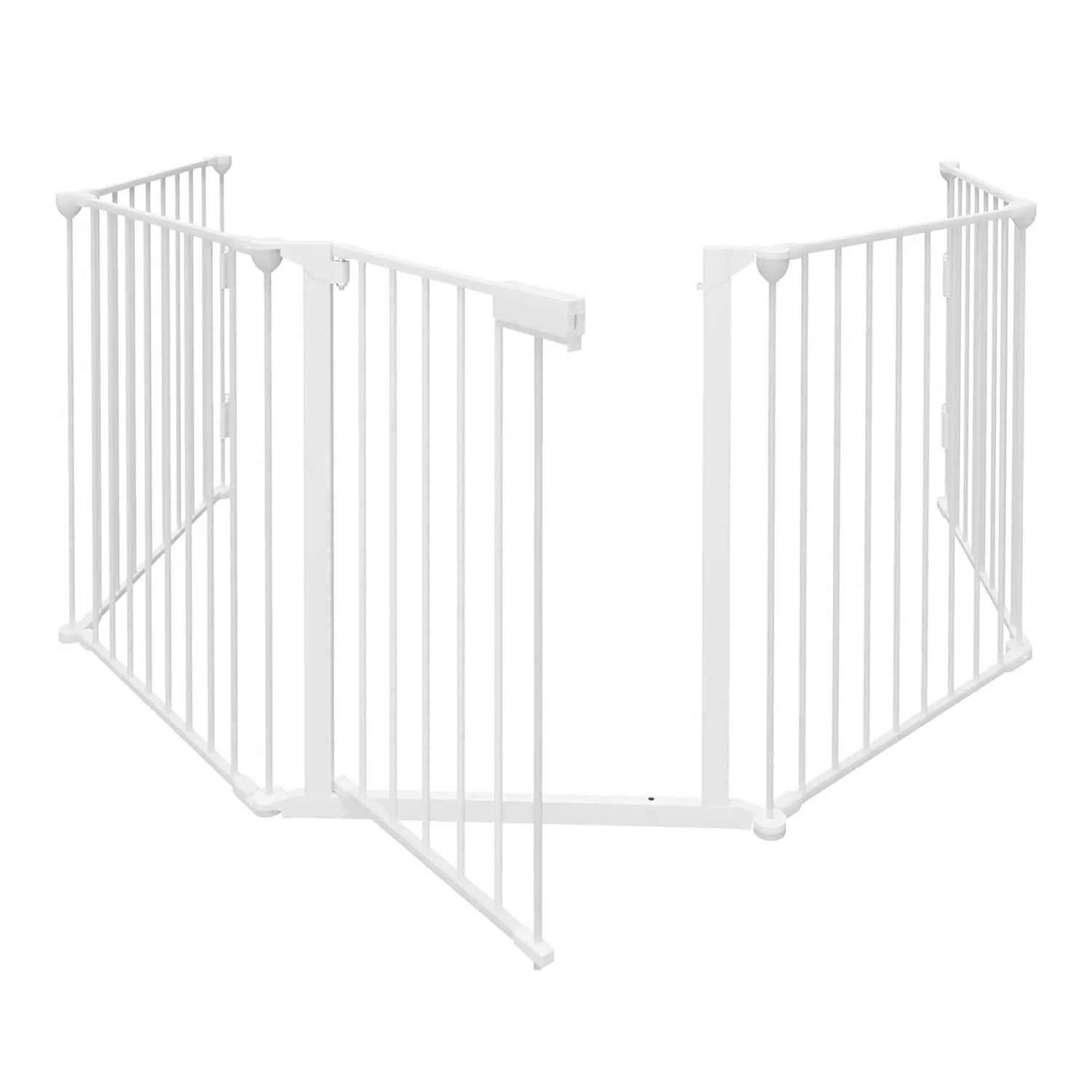 Sonnewelt Cancelletto per bambini e animali domestici, 310 cm, Metallo, Bianco - immagine 7