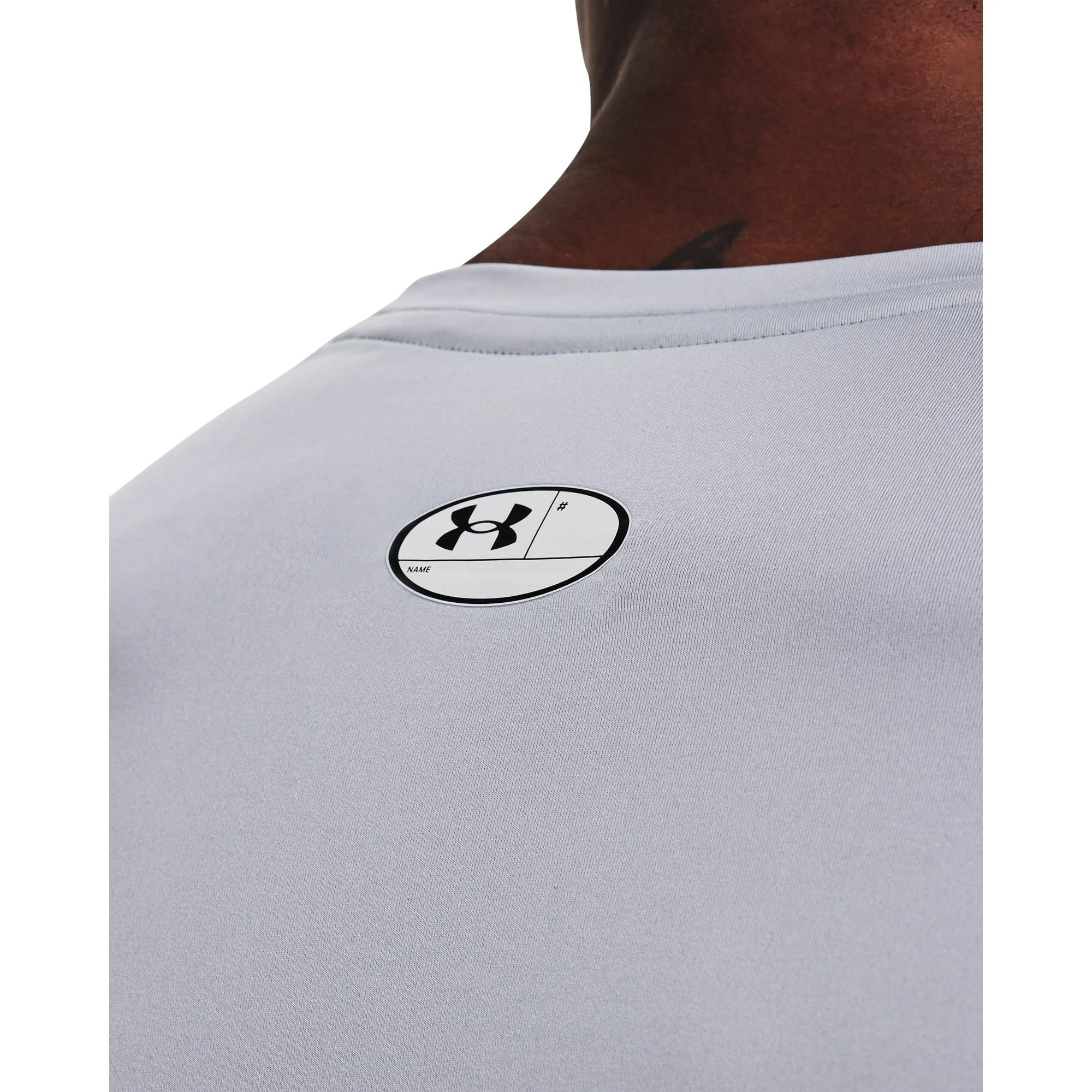 Under Armour HeatGear Maglietta a Compressione a Maniche Lunghe da Uomo - Grigio Mod / Nero - 3XL Tall - immagine 3
