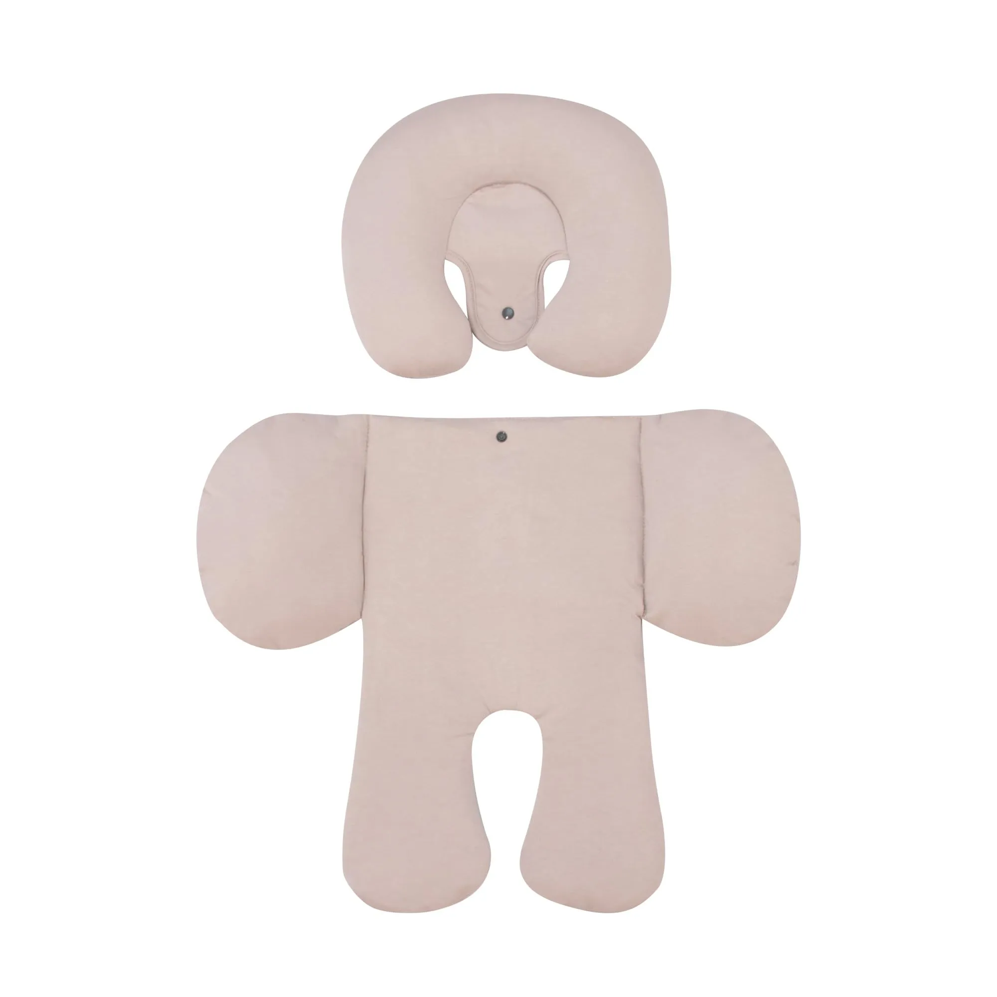 JYOKO Kids Riduttore Antiallergico Universale per Ovetto, Passeggino e Navicella, 100% Cotone, Beige, Supporto per Testa e Corpo - immagine 5
