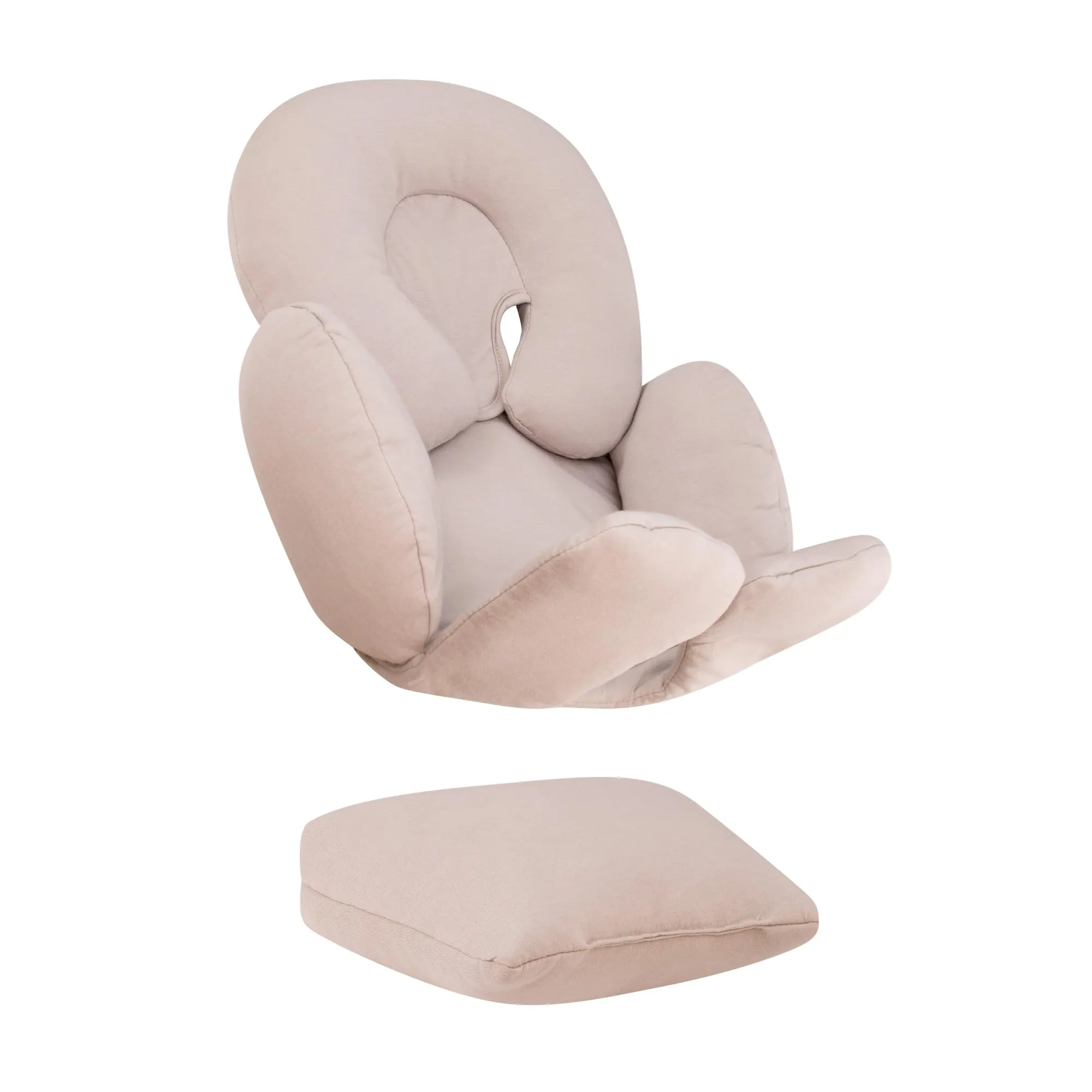 JYOKO Kids Riduttore Antiallergico Universale per Ovetto, Passeggino e Navicella, 100% Cotone, Beige - immagine 1