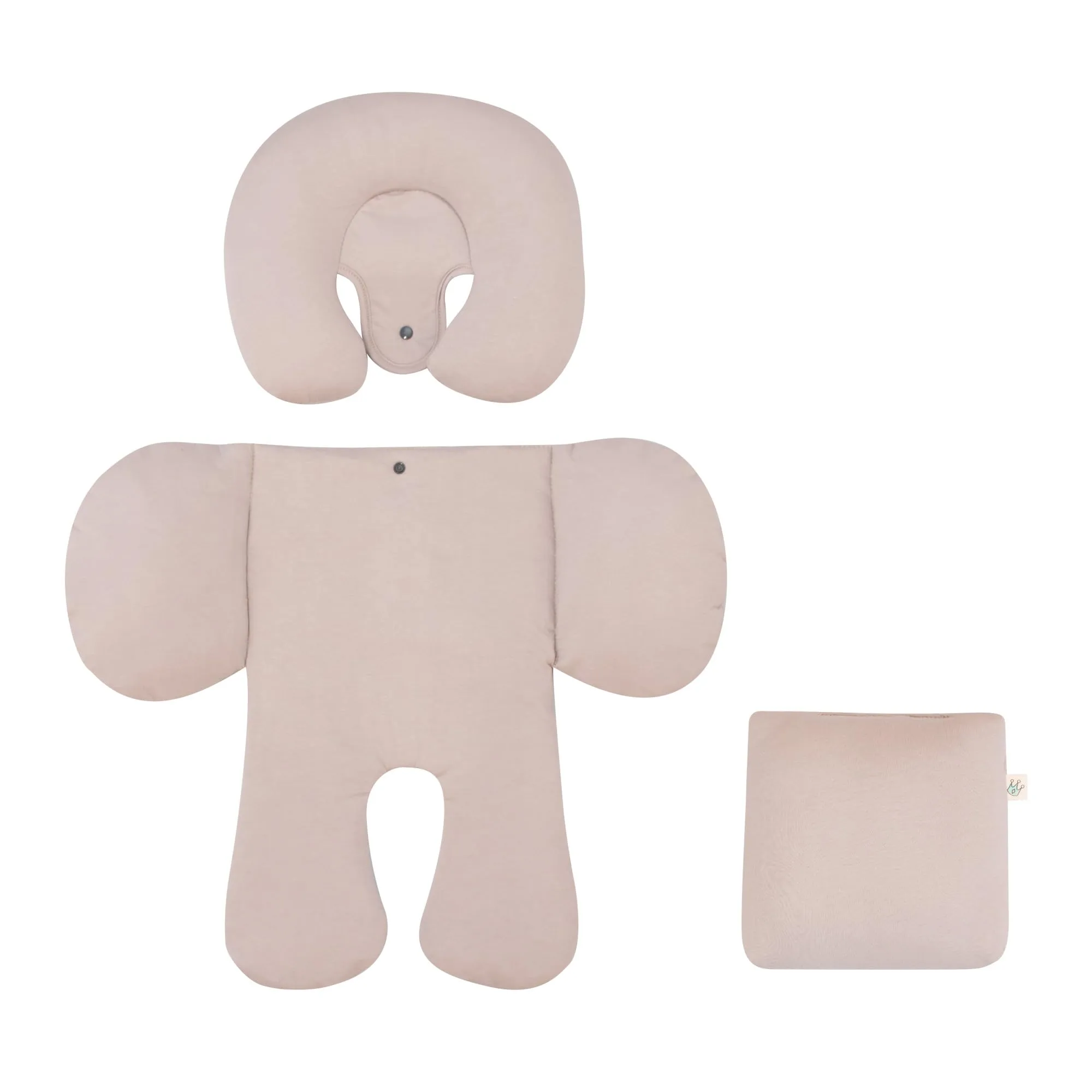 JYOKO Kids Riduttore Antiallergico Universale per Ovetto, Passeggino e Navicella, 100% Cotone, Beige - immagine 7