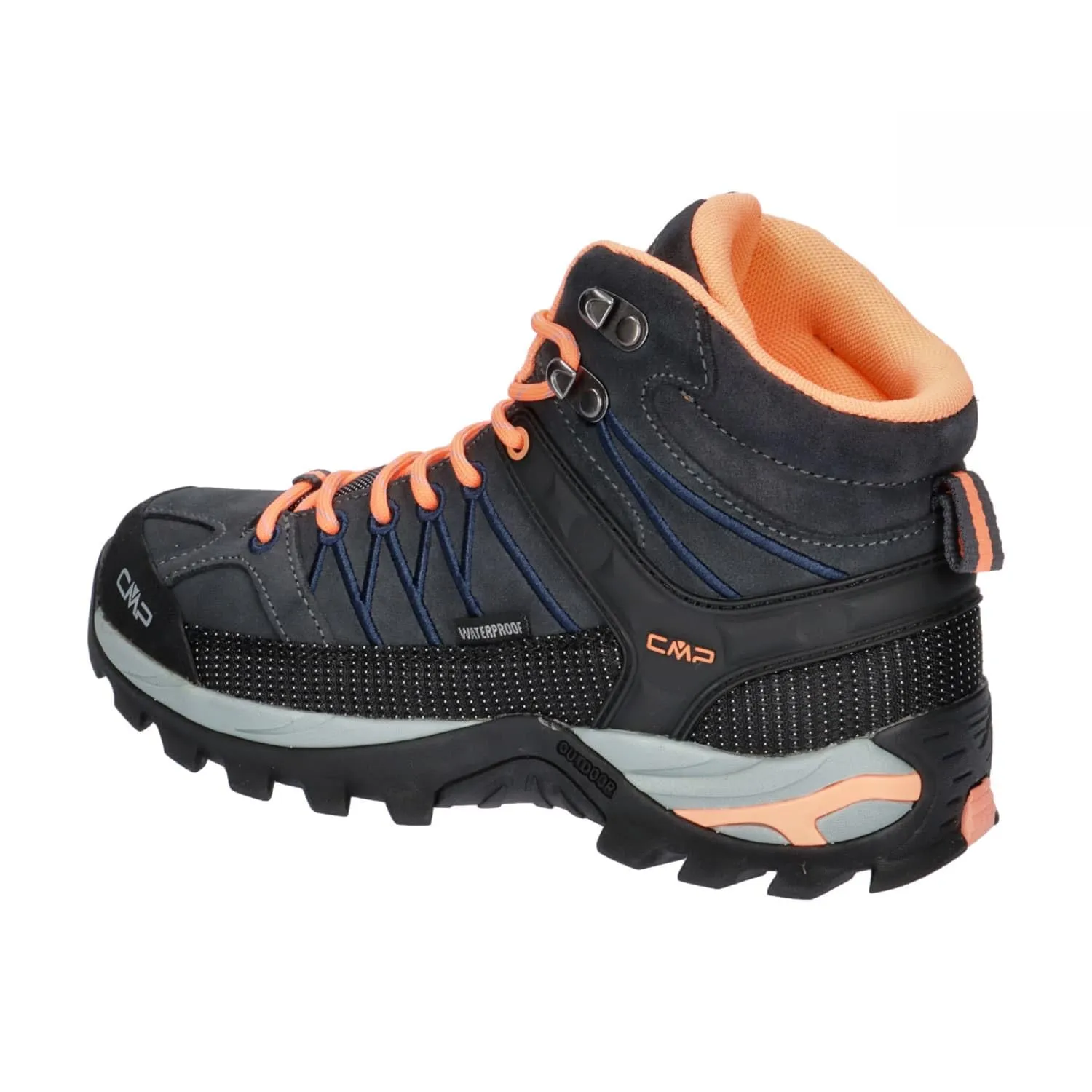 CMP Donna Rigel Mid WMN Trekking Shoes WP, Antracite Sunrise, 36 EU - immagine 4