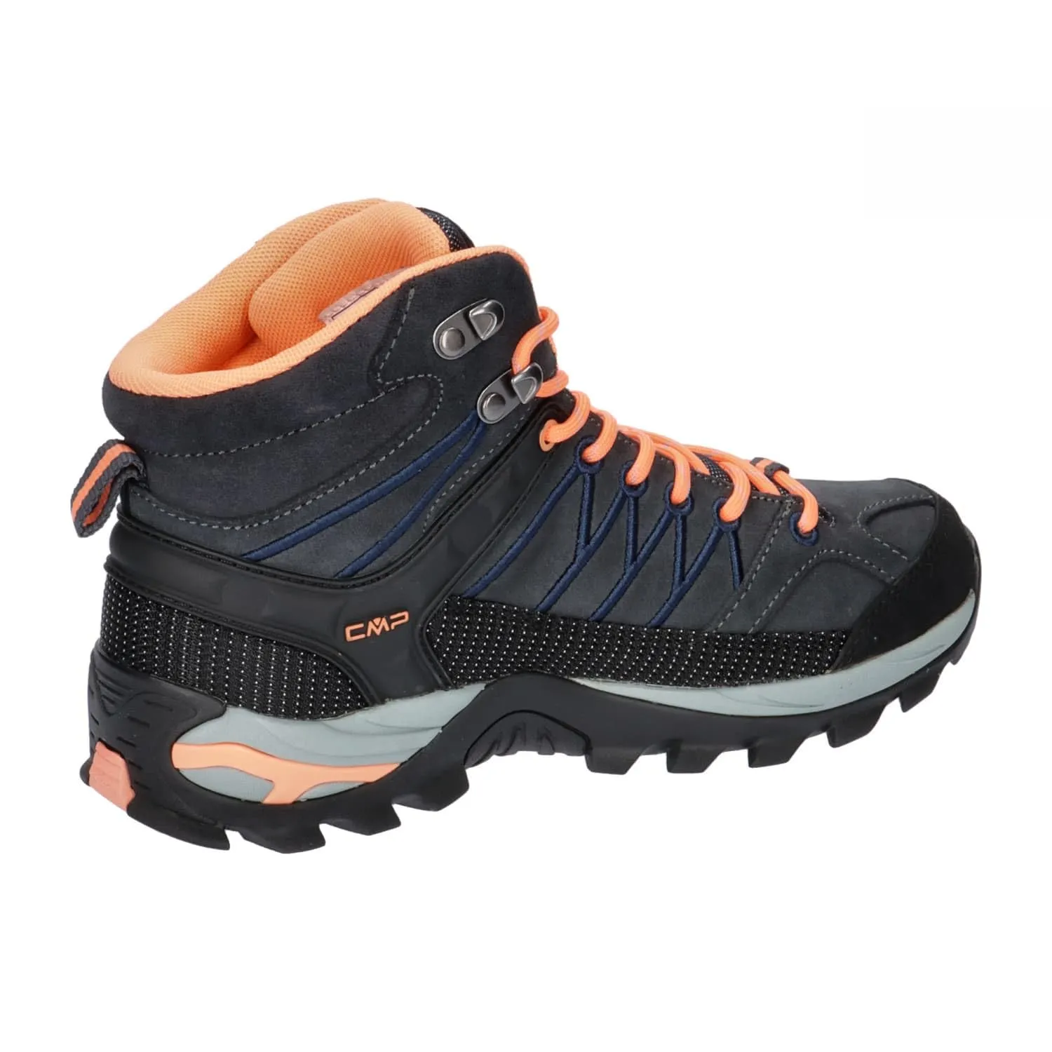 CMP Donna Rigel Mid WMN Trekking Shoes WP, Antracite Sunrise, 36 EU - immagine 7