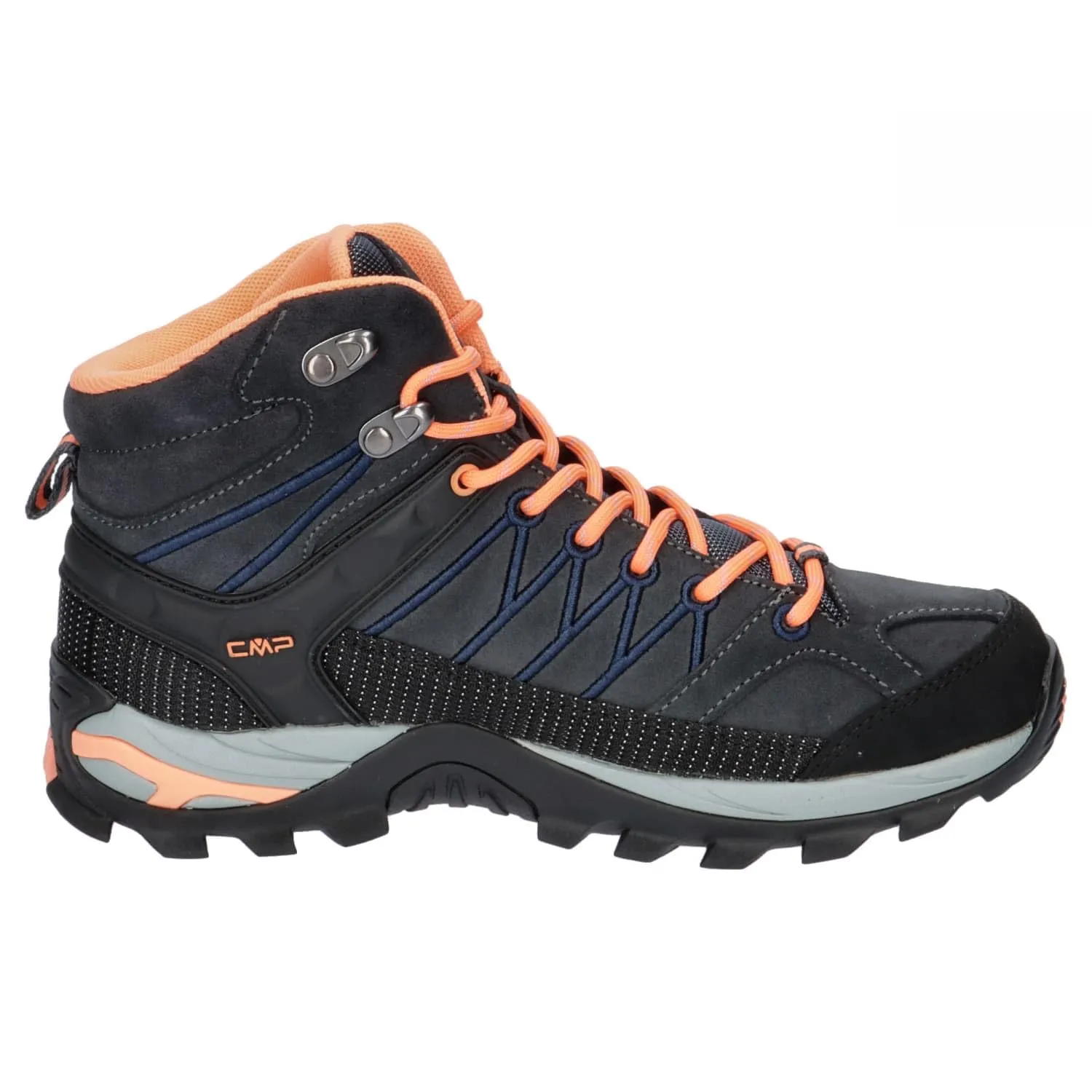 CMP Donna Rigel Mid WMN Trekking Shoes WP, Antracite Sunrise, 36 EU - immagine 8