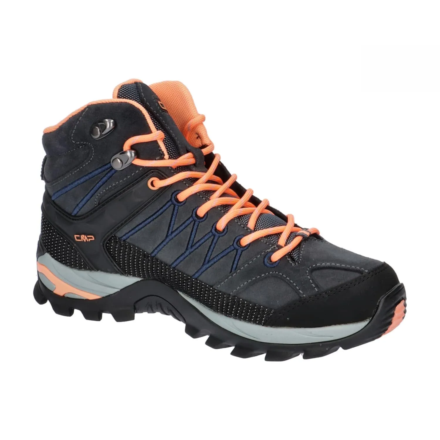 CMP Donna Rigel Mid WMN Trekking Shoes WP, Antracite Sunrise, 36 EU - immagine 9