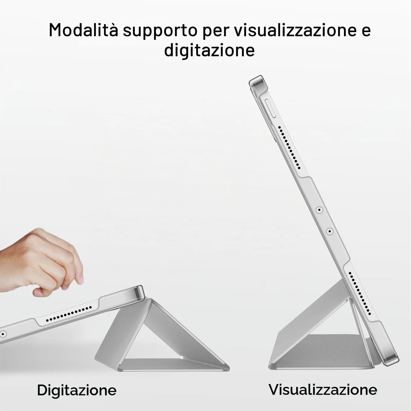 JETech Custodia per iPad Pro 11" (2018-2022), Argento - immagine 5