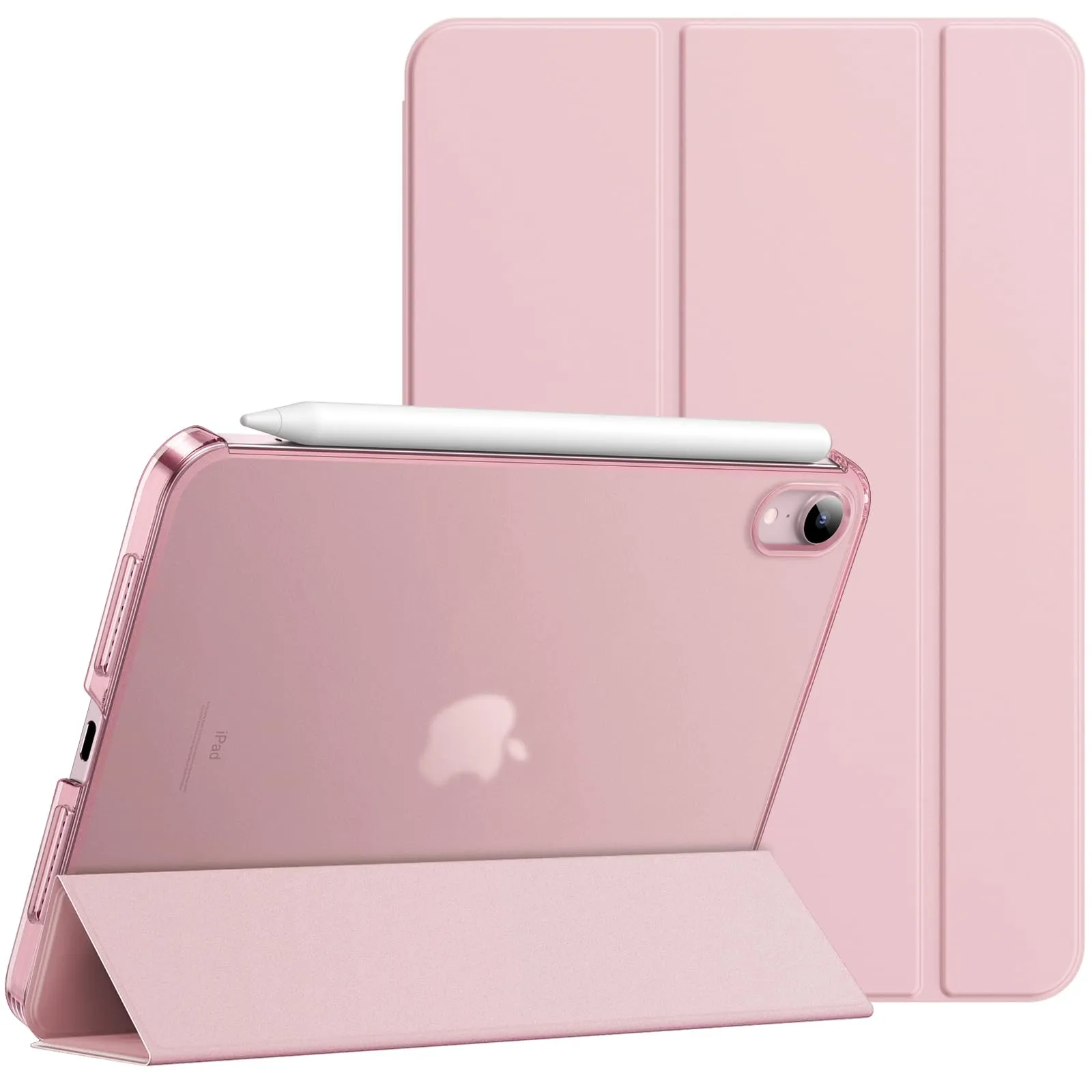 JETech Custodia per iPad mini A17 Pro/6ª Gen, Rosa - immagine 1