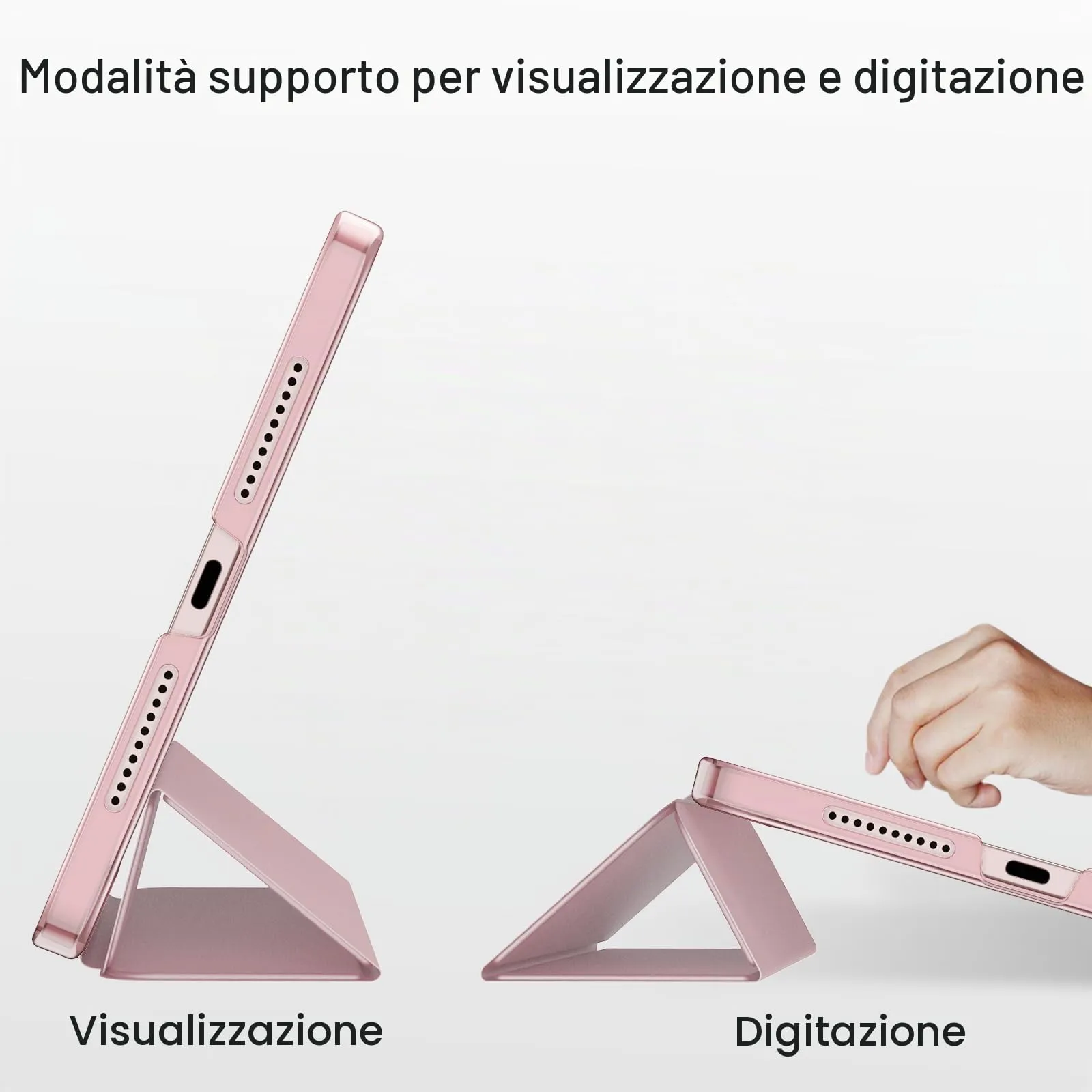 JETech Custodia per iPad mini A17 Pro/6ª Gen, Rosa - immagine 5