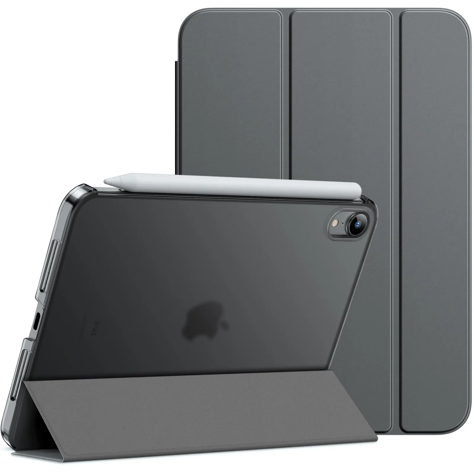 JETech Custodia per iPad mini A17 Pro/6ª Gen, Grigio Siderale - immagine 1