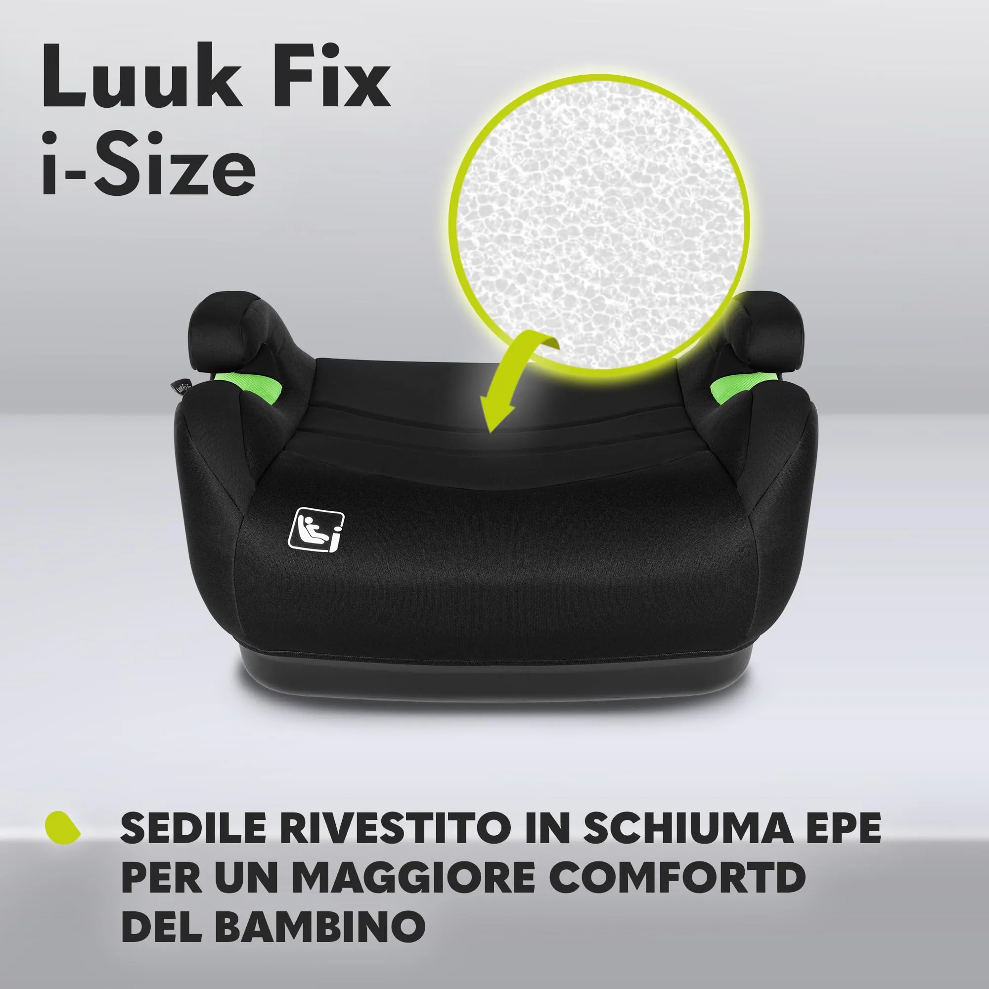 Lionelo Luuk Fix i-Size Rialzo Auto ISOFIX per Bambini 125-150 cm - immagine 5