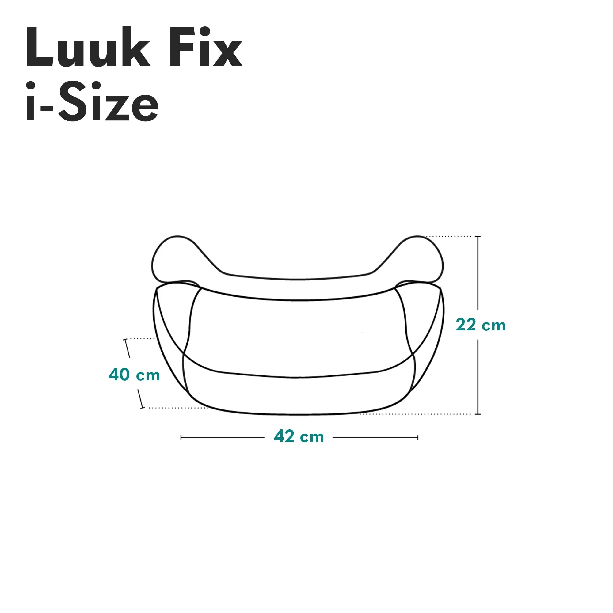 Lionelo Luuk Fix i-Size Rialzo Auto ISOFIX per Bambini 125-150 cm - immagine 9
