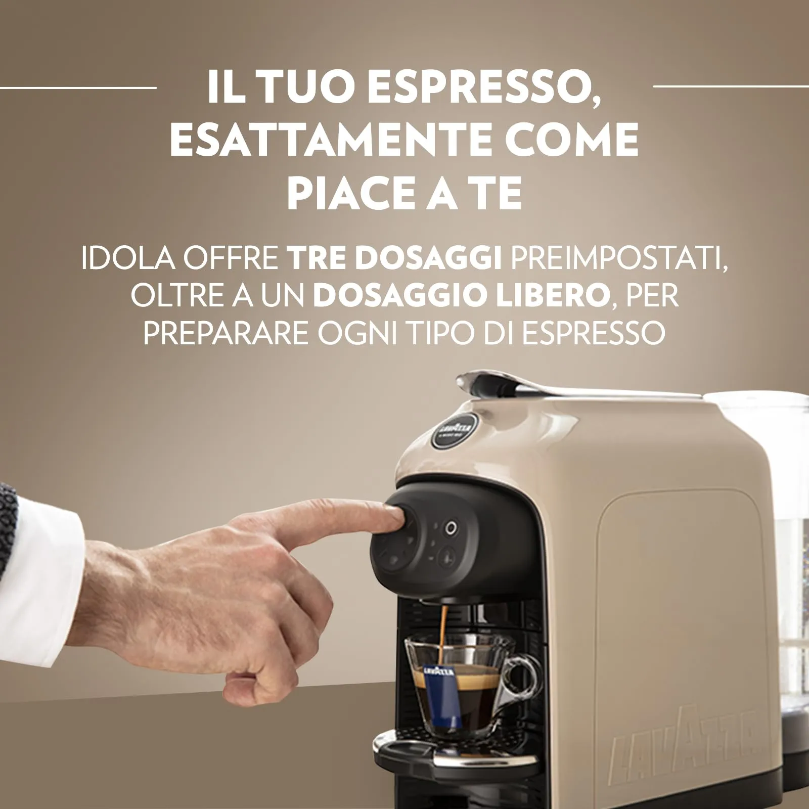 Lavazza A Modo Mio Macchina Caffè Idola, Nera - immagine 3