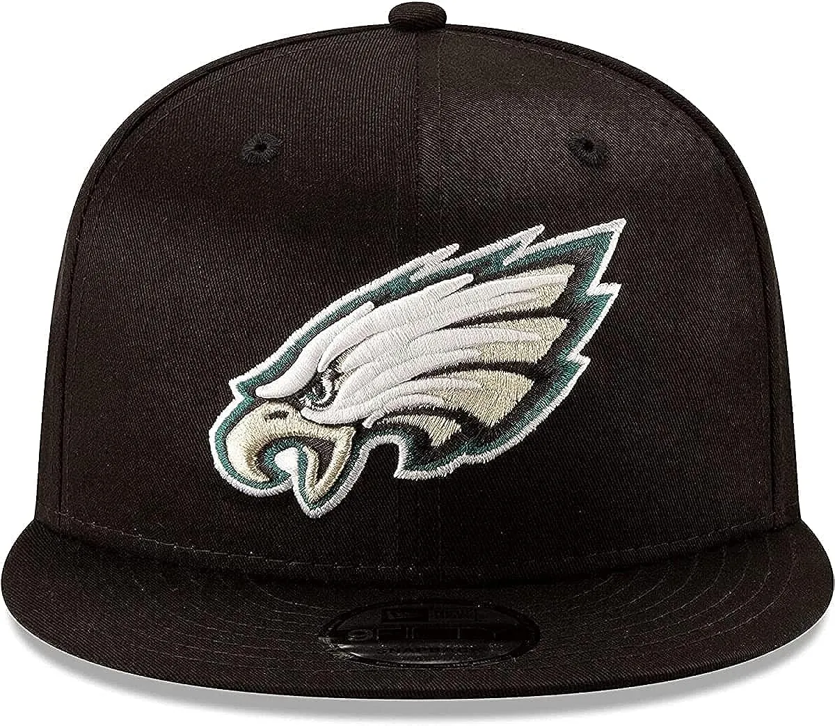 New Era NBA 9Fifty Snapback Cappellino da Uomo, Philadelphia Eagles, Nero, Taglia Unica - immagine 2