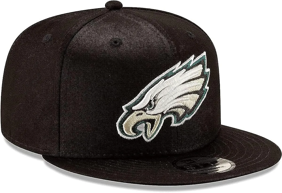 New Era NBA 9Fifty Snapback Cappellino da Uomo, Philadelphia Eagles, Nero, Taglia Unica - immagine 3
