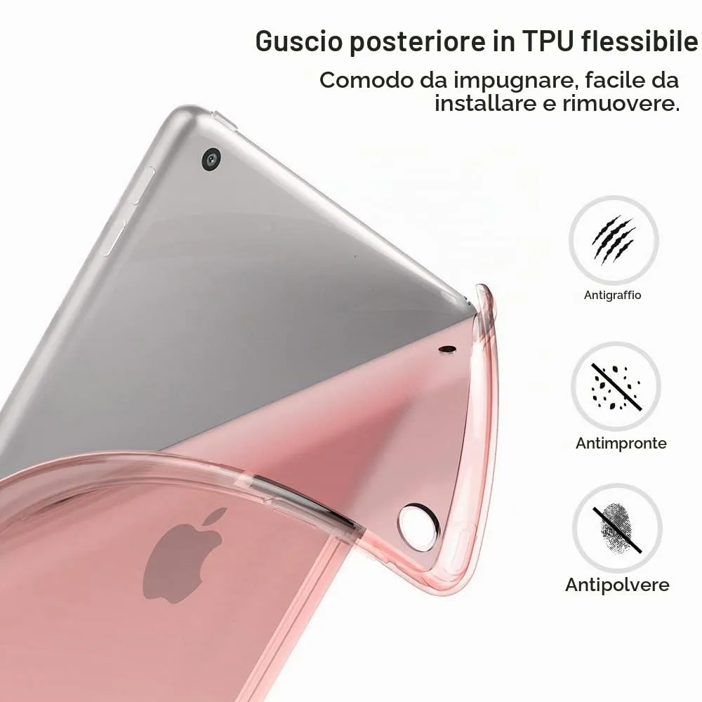 MoKo Cover for iPad 9th/8th/7th Gen 10.2" (2019/2020/2021), Rose Gold - immagine 6