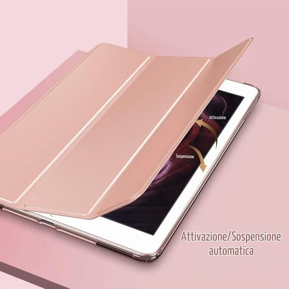MoKo Cover for iPad 9th/8th/7th Gen 10.2" (2019/2020/2021), Rose Gold - immagine 7