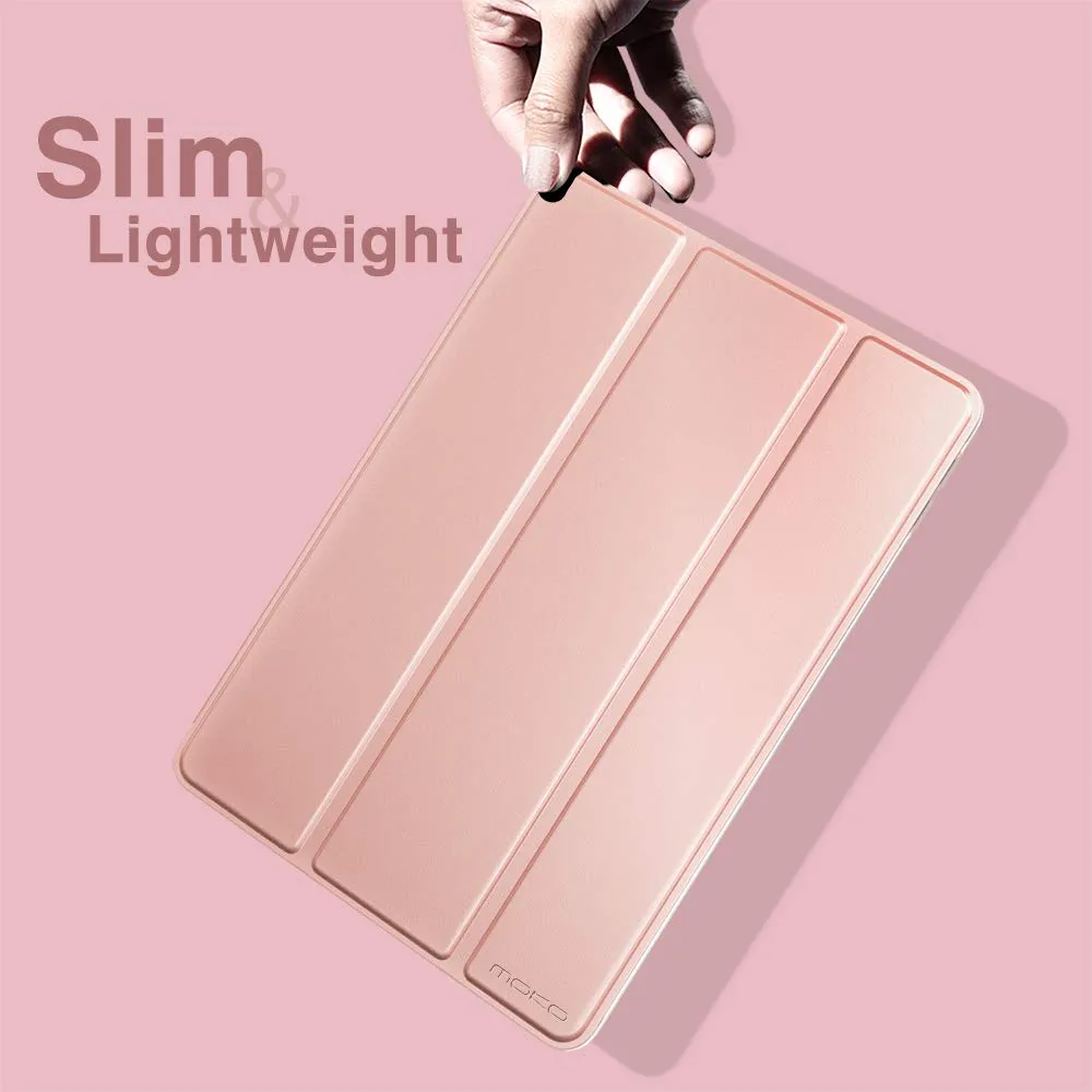 MoKo Cover for iPad 9th/8th/7th Gen 10.2" (2019/2020/2021), Rose Gold - immagine 8