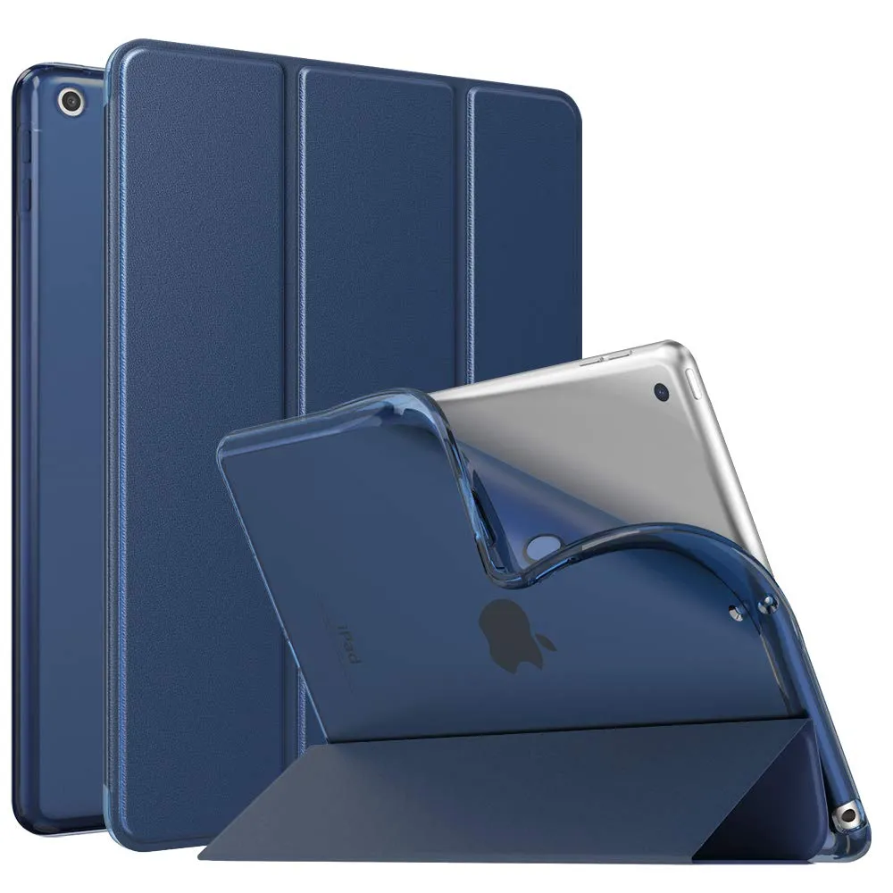 MoKo Cover for iPad 9th/8th/7th Gen 10.2" (2021/2020/2019), Blu Marino - immagine 1