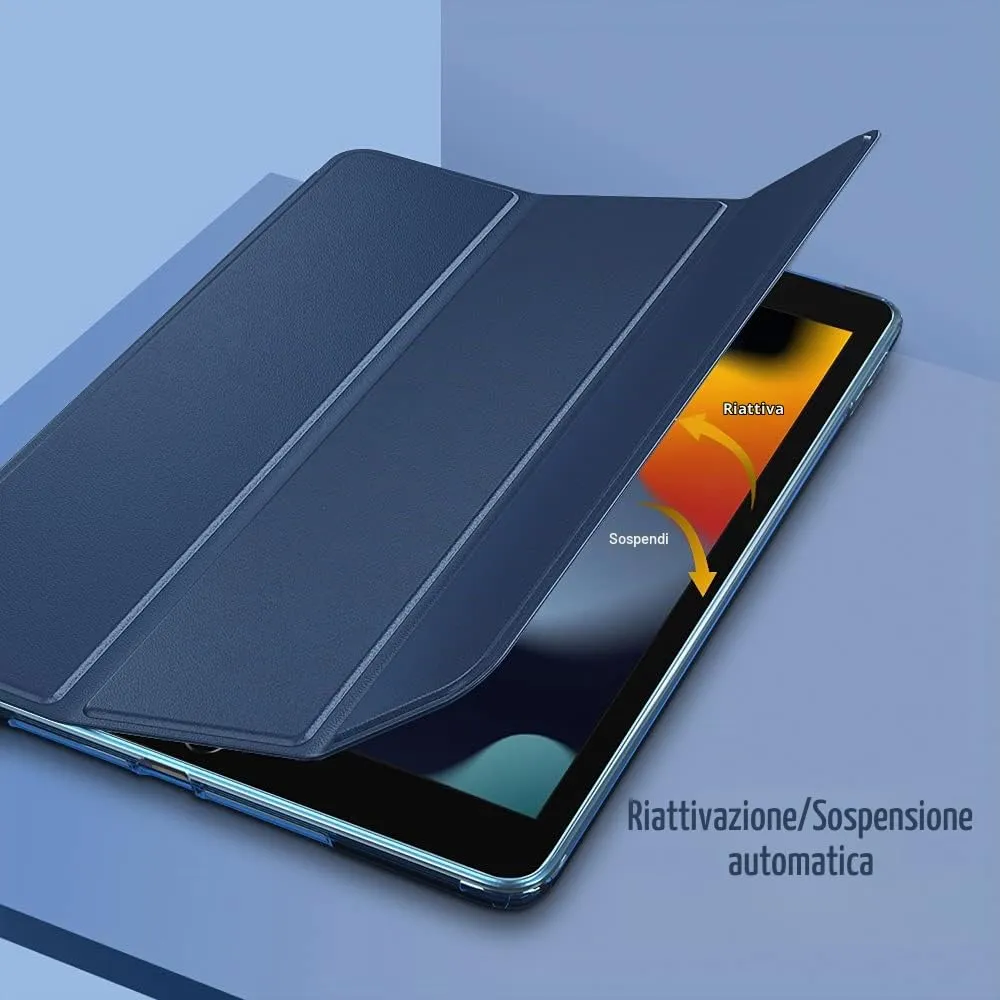 MoKo Cover for iPad 9th/8th/7th Gen 10.2" (2021/2020/2019), Blu Marino - immagine 7
