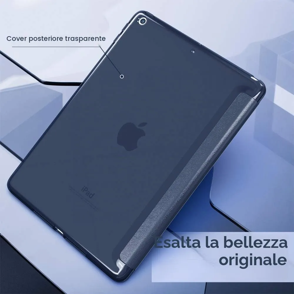 MoKo Cover for iPad 9th/8th/7th Gen 10.2" (2021/2020/2019), Blu Marino - immagine 9