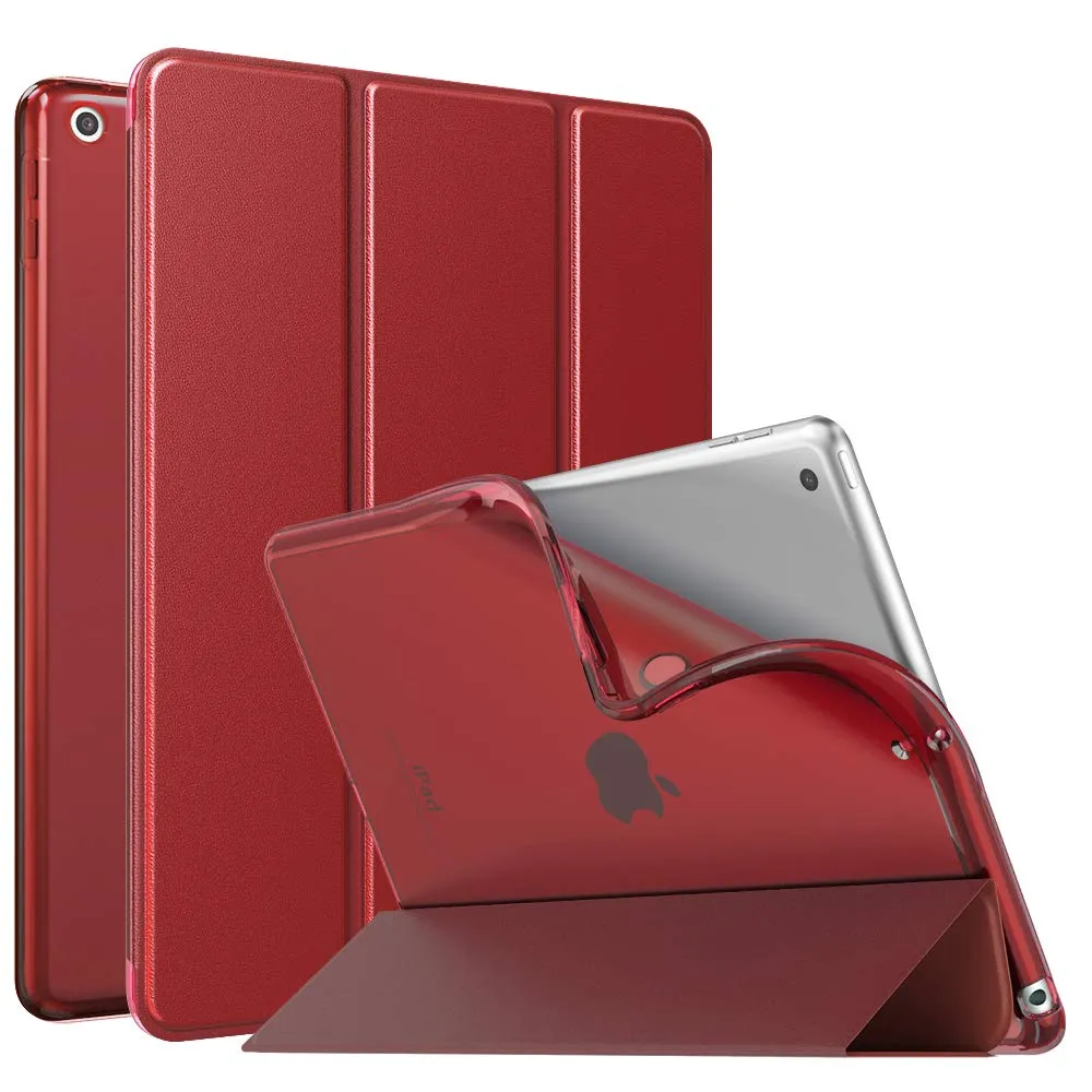 MoKo Cover for iPad 7th, 8th, 9th Generation 10.2" (2019/2020/2021), Rosso - immagine 1