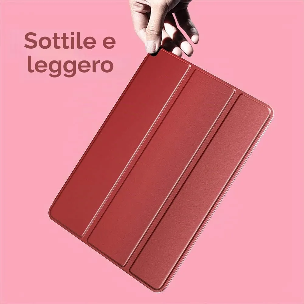 MoKo Cover for iPad 7th, 8th, 9th Generation 10.2" (2019/2020/2021), Rosso - immagine 8