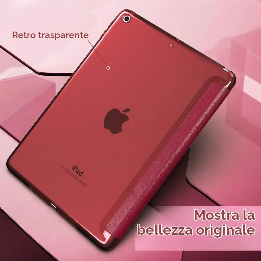 MoKo Cover for iPad 7th, 8th, 9th Generation 10.2" (2019/2020/2021), Rosso - immagine 9