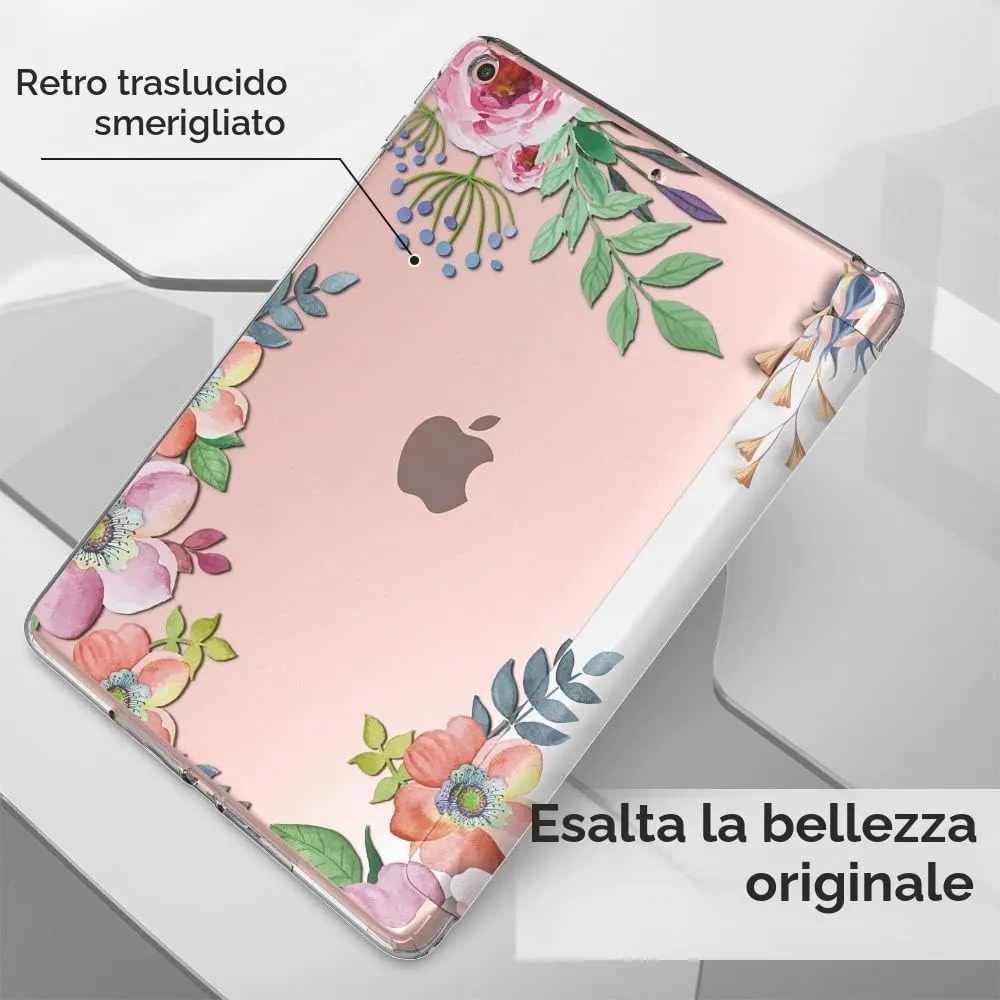 MoKo Cover for iPad 9th/8th/7th Gen 10.2" (2021/2020/2019), Fiori Fragranti - immagine 9