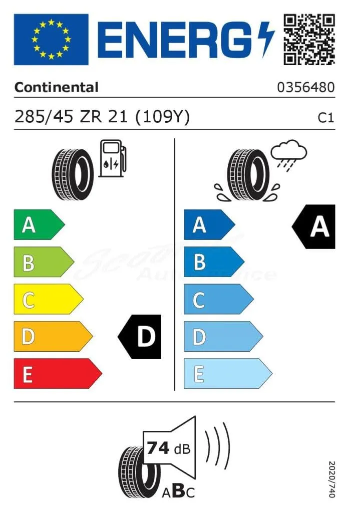 Continental ContiSportContact 5 P 285/45 ZR21 109Y MO - immagine 2