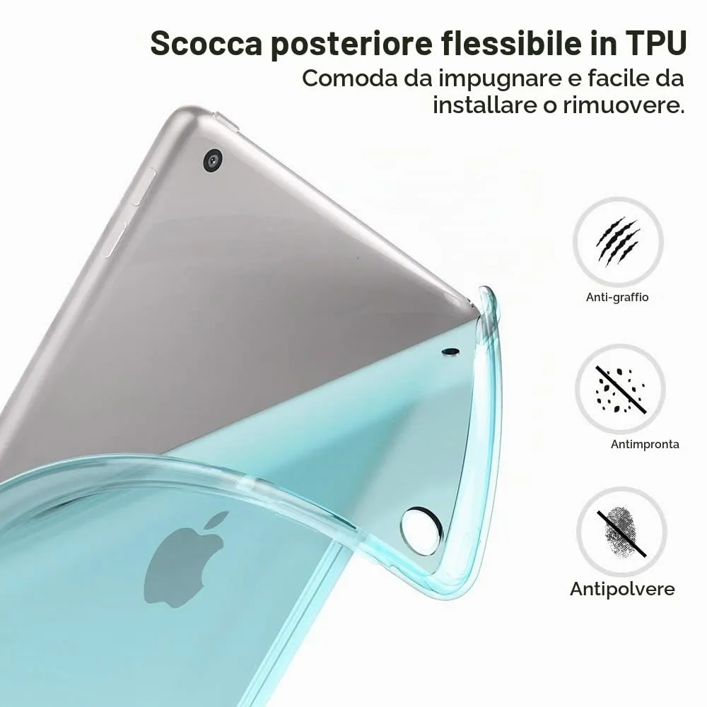 MoKo Cover for iPad 9th/8th/7th Gen 10.2" (2019-2021), Cielo Blu - immagine 6