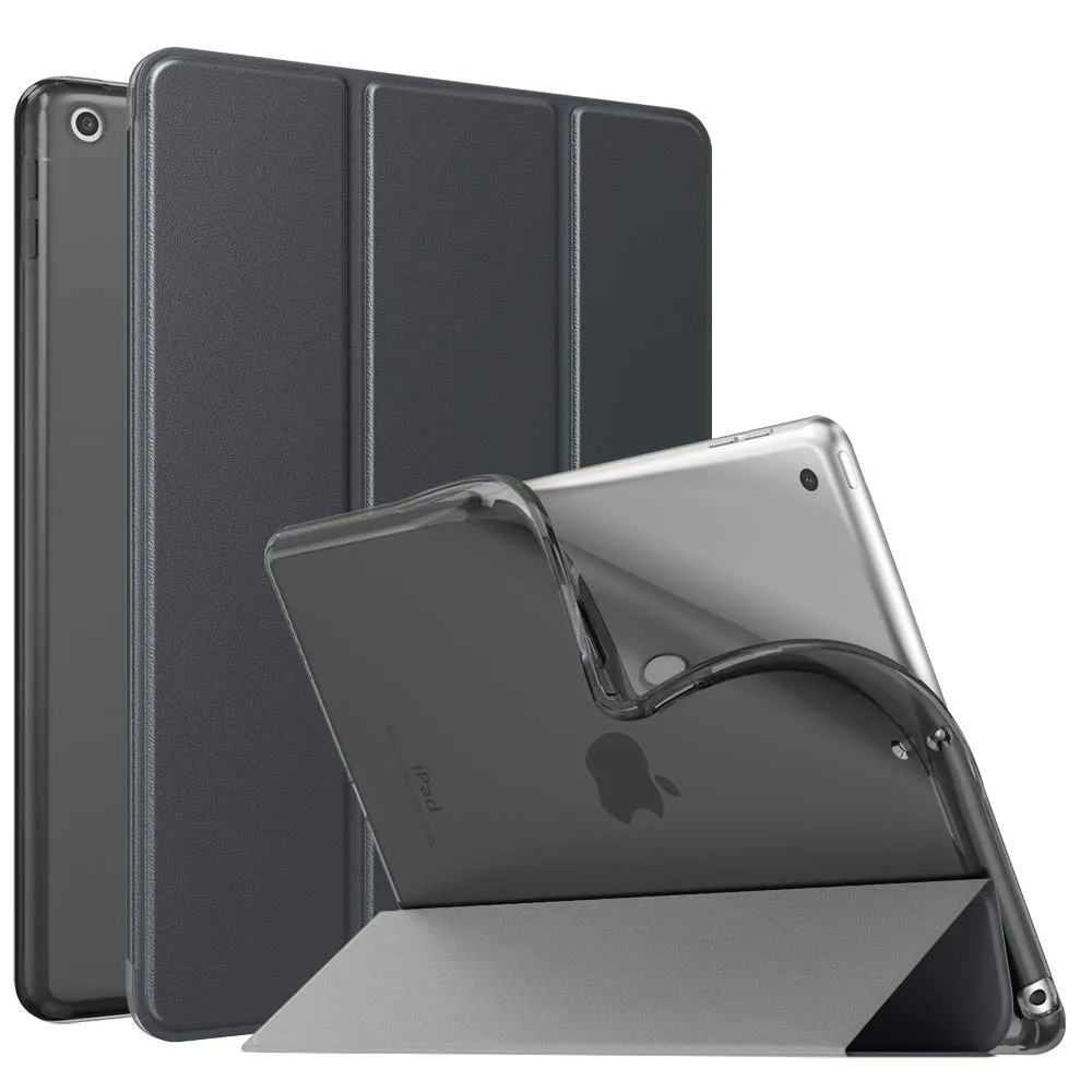 MoKo Cover per iPad 9a/8a/7a Gen 10.2" (2021/2020/2019), Grigio Siderale - immagine 1