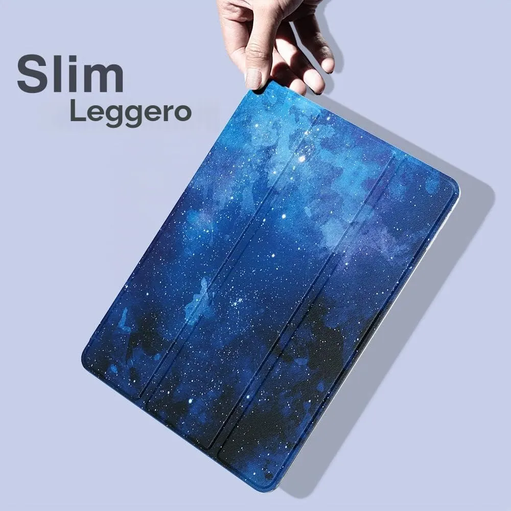 MoKo Cover for iPad 9th/8th/7th Gen 10.2" (2019-2021), Cielo Stellato Blu - immagine 8