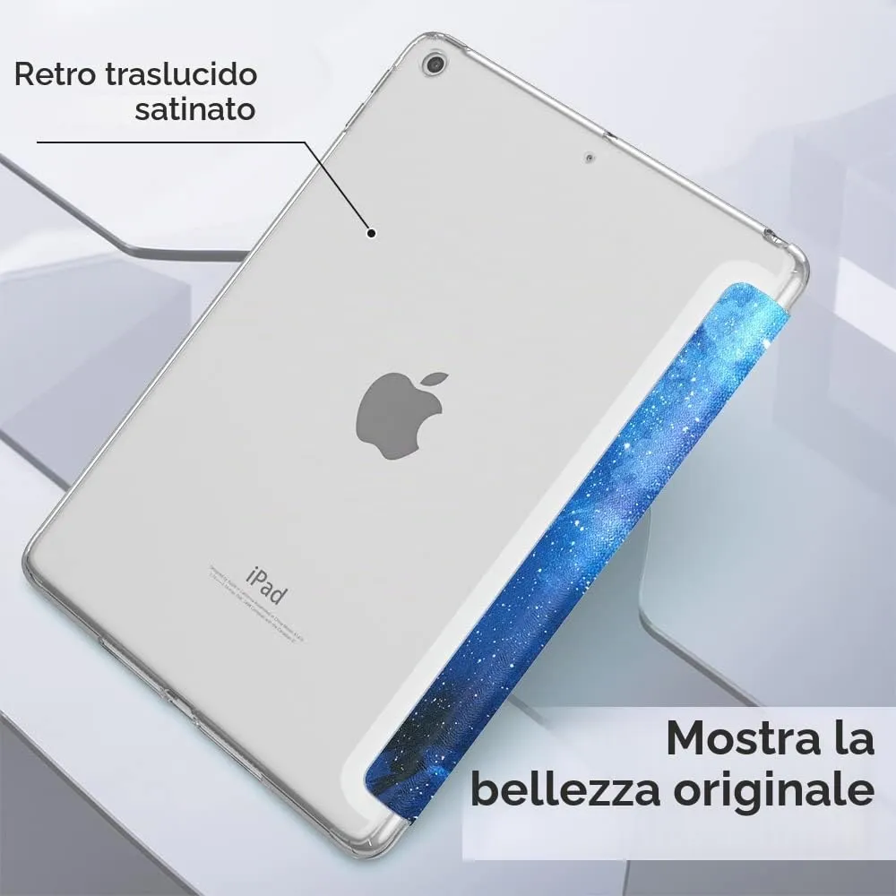 MoKo Cover for iPad 9th/8th/7th Gen 10.2" (2019-2021), Cielo Stellato Blu - immagine 9