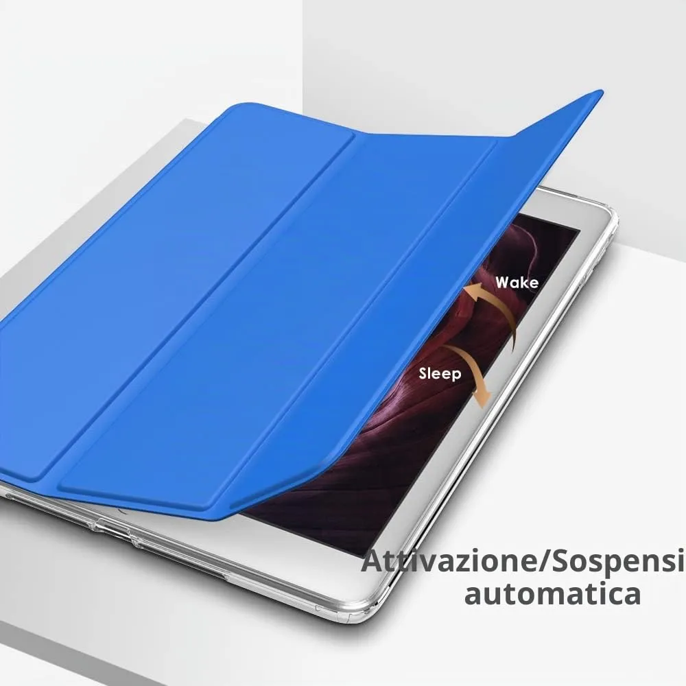 MoKo Cover for iPad 7th, 8th, 9th Gen 10.2" (2019-2021), Onda Blu - immagine 7